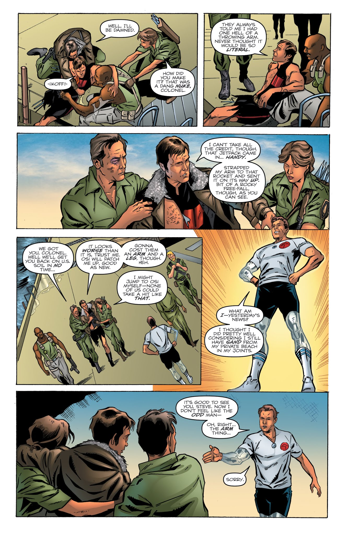 Read online G.I. Joe: A Real American Hero vs. the Six Million Dollar Man comic -  Issue #4 - 20