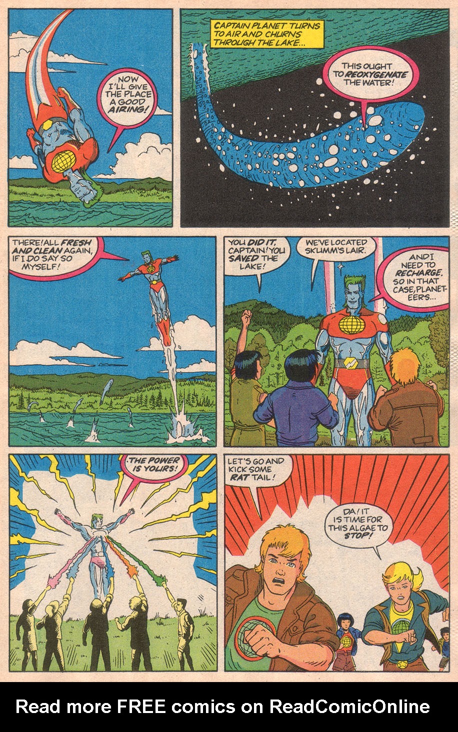 Read online Captain Planet and the Planeteers comic -  Issue #6 - 19