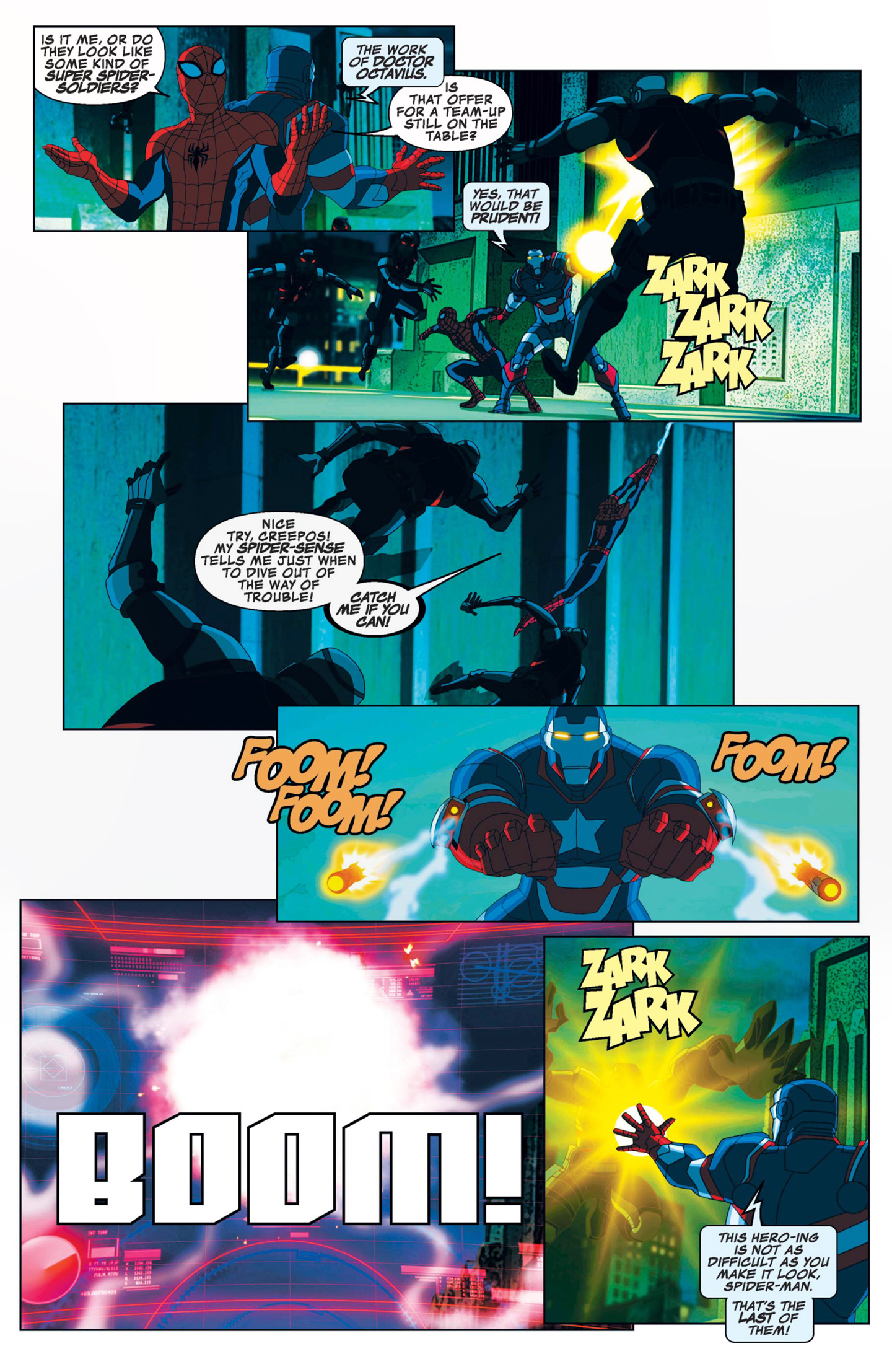 Read online Marvel Universe Ultimate Spider-Man: Web Warriors comic -  Issue #10 - 19