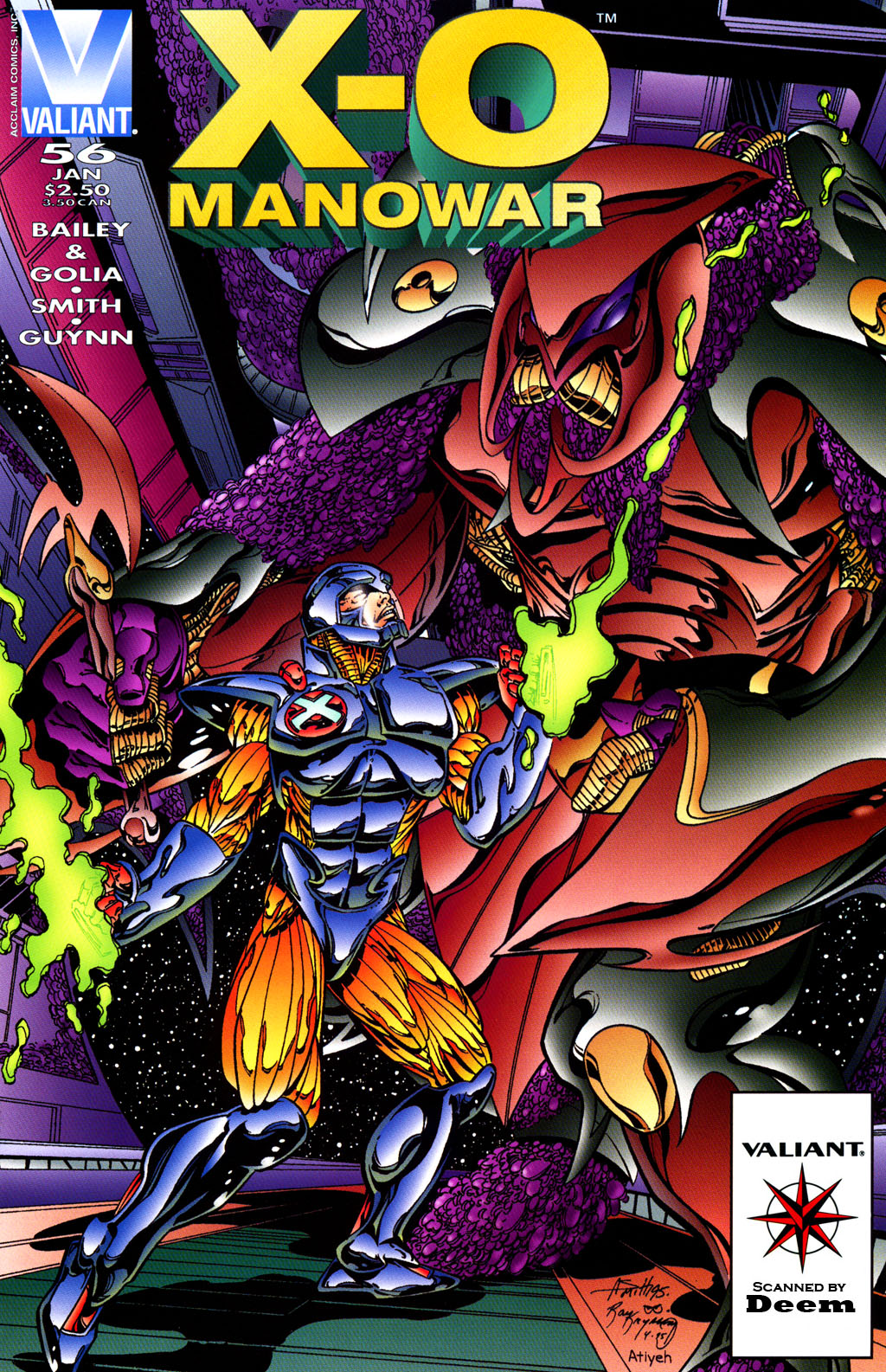 Read online X-O Manowar (1992) comic -  Issue #56 - 1