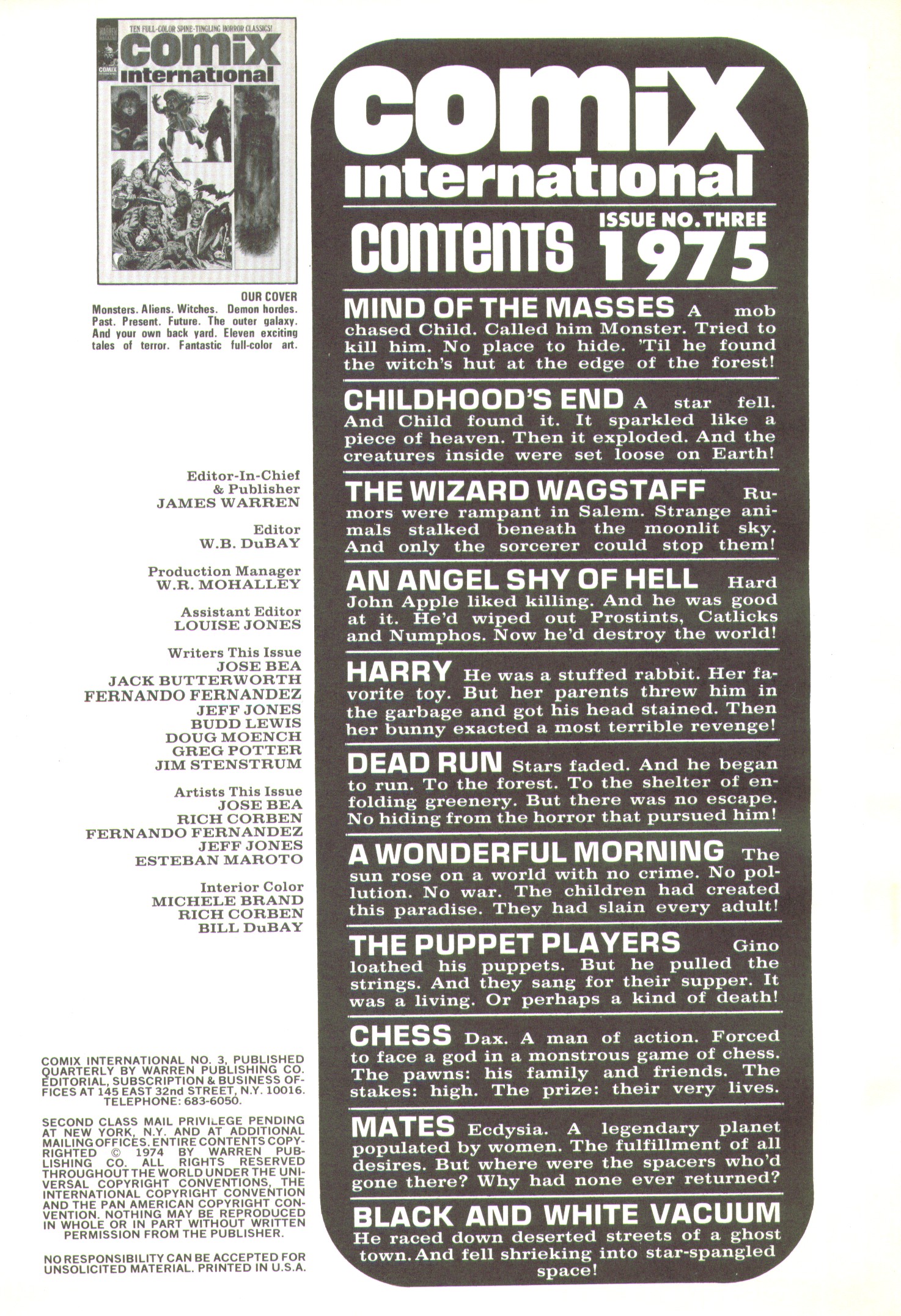 Read online Comix International comic -  Issue #3 - 2