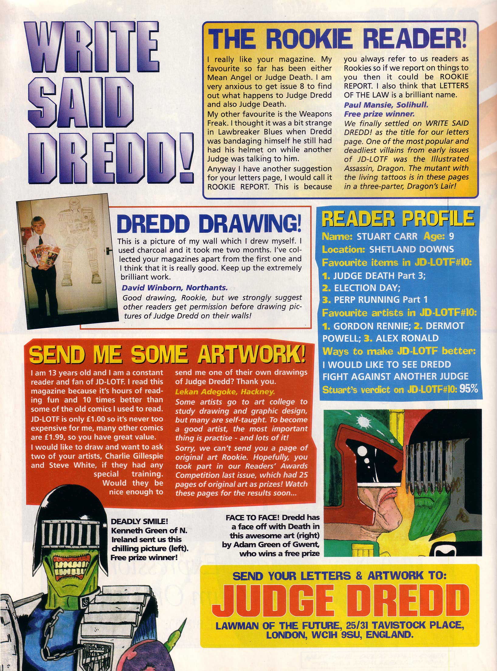 Read online Judge Dredd Lawman of the Future comic -  Issue #15 - 23