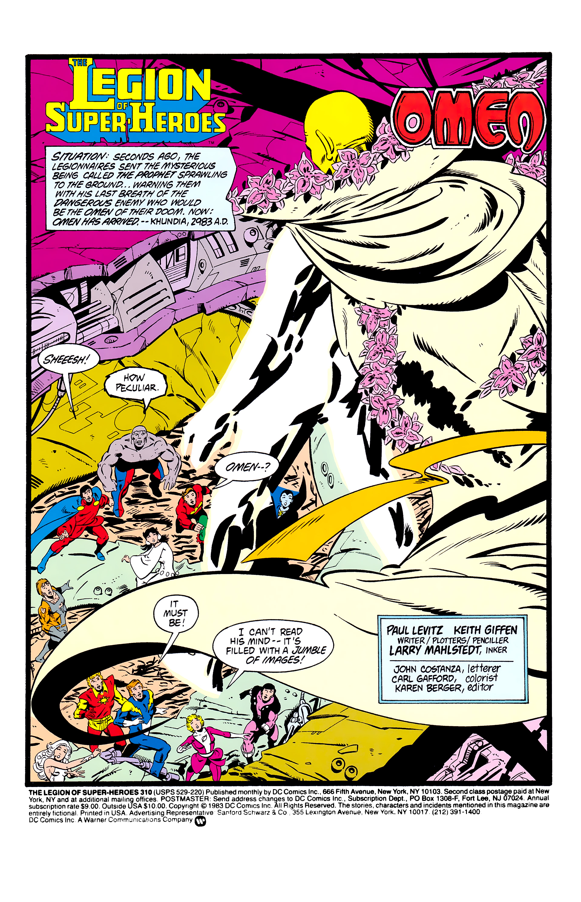 Read online Legion of Super-Heroes (1980) comic -  Issue #310 - 2