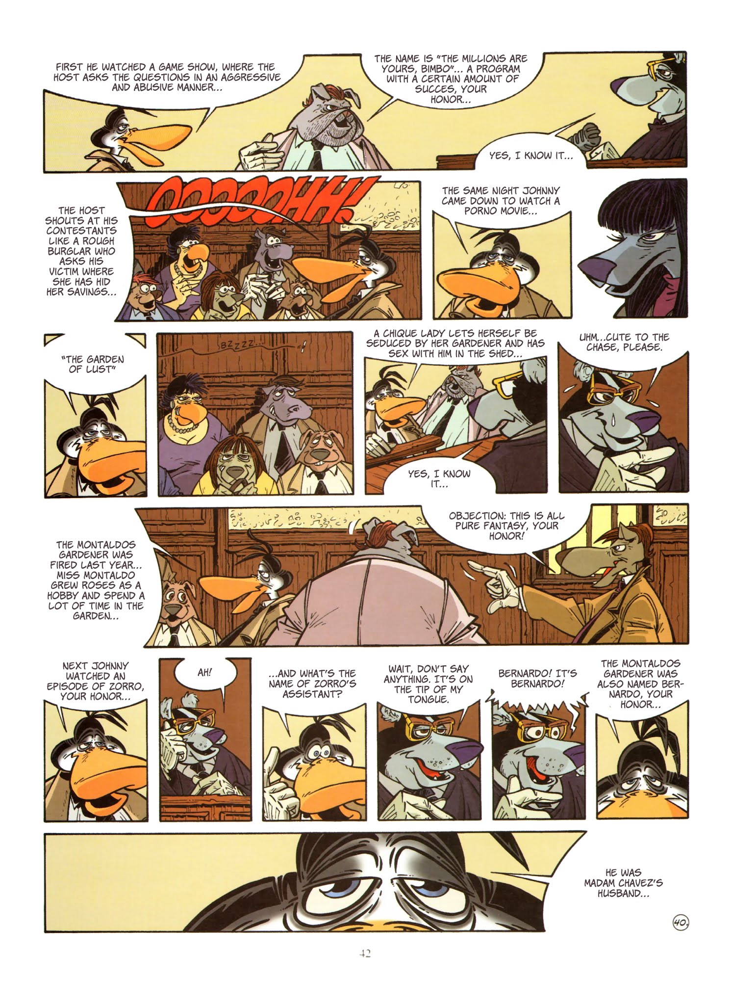 Read online Une enquête de l'inspecteur Canardo comic -  Issue #12 - 43