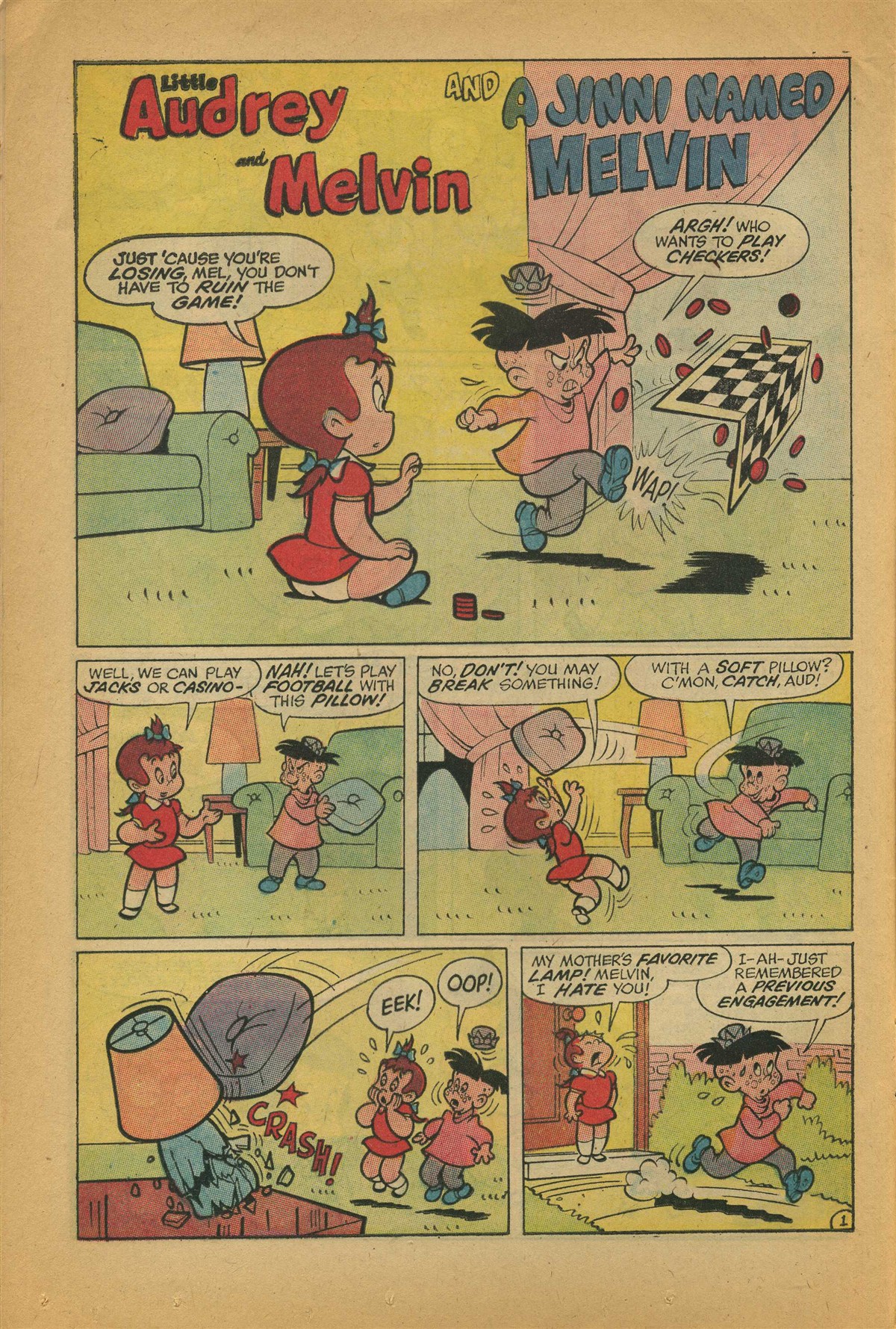 Read online Little Audrey And Melvin comic -  Issue #25 - 12