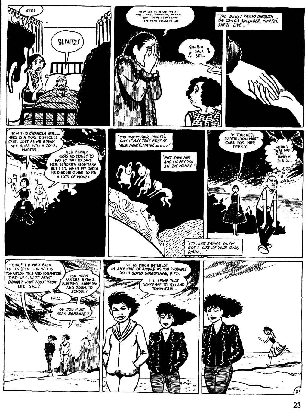 Read online Love and Rockets (1982) comic -  Issue #26 - 25