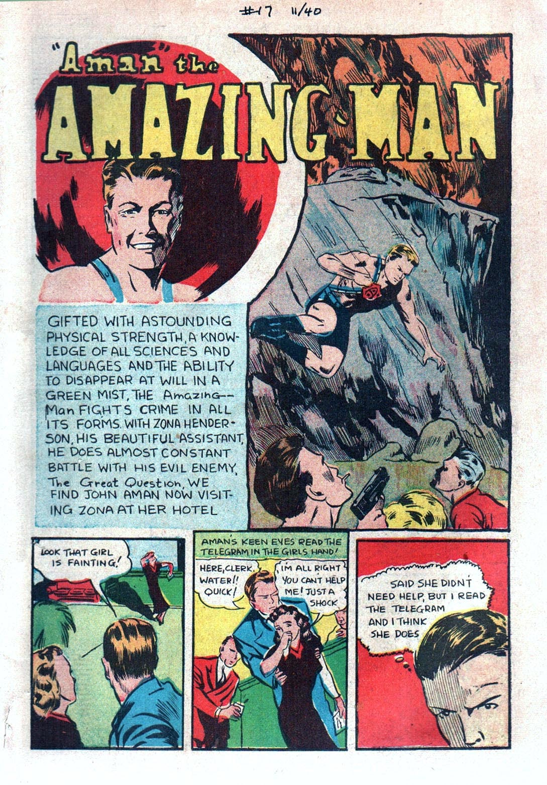 Read online Amazing Man Comics comic -  Issue #17 - 3