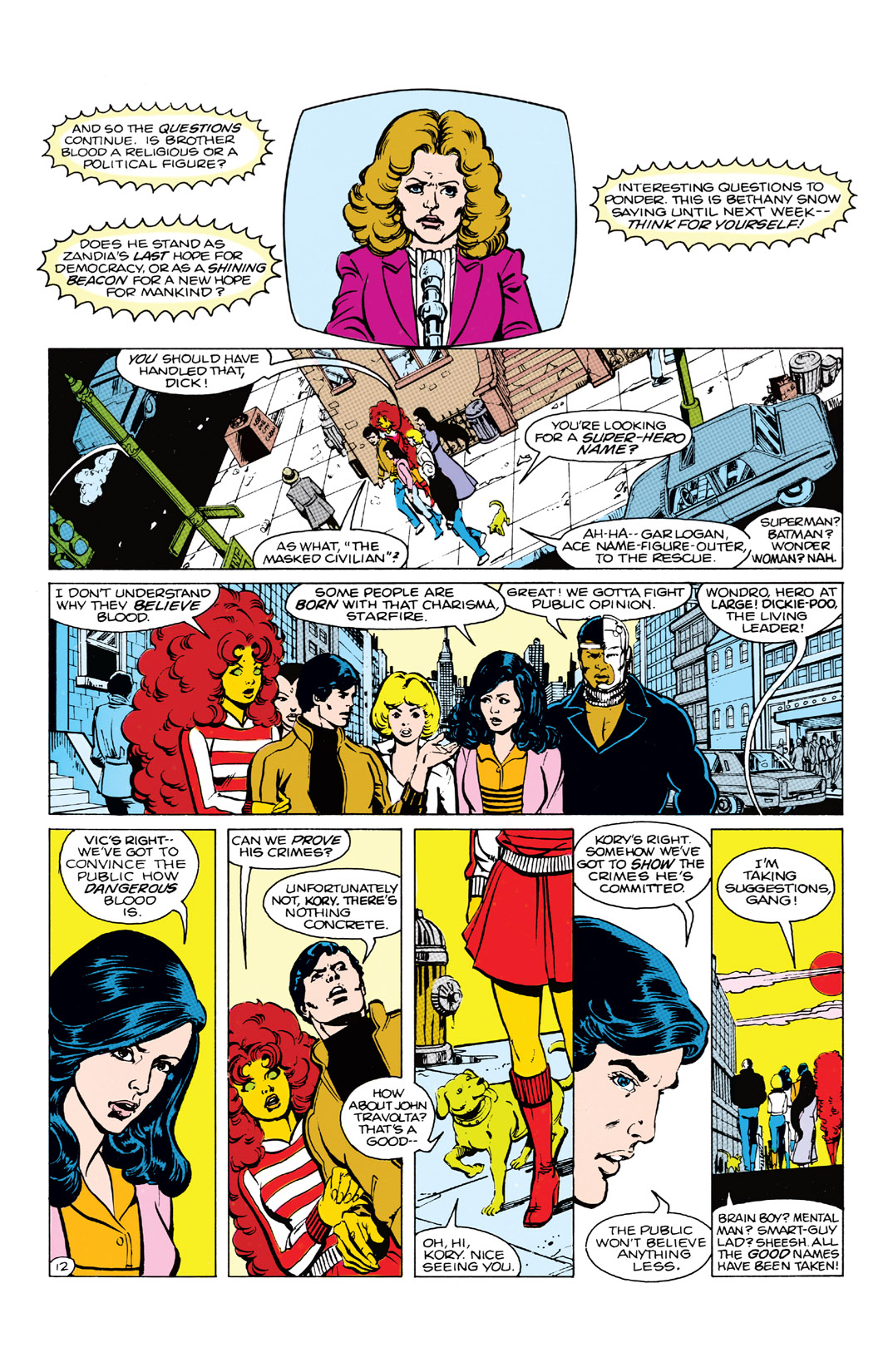 Read online The New Teen Titans (1980) comic -  Issue #40 - 13