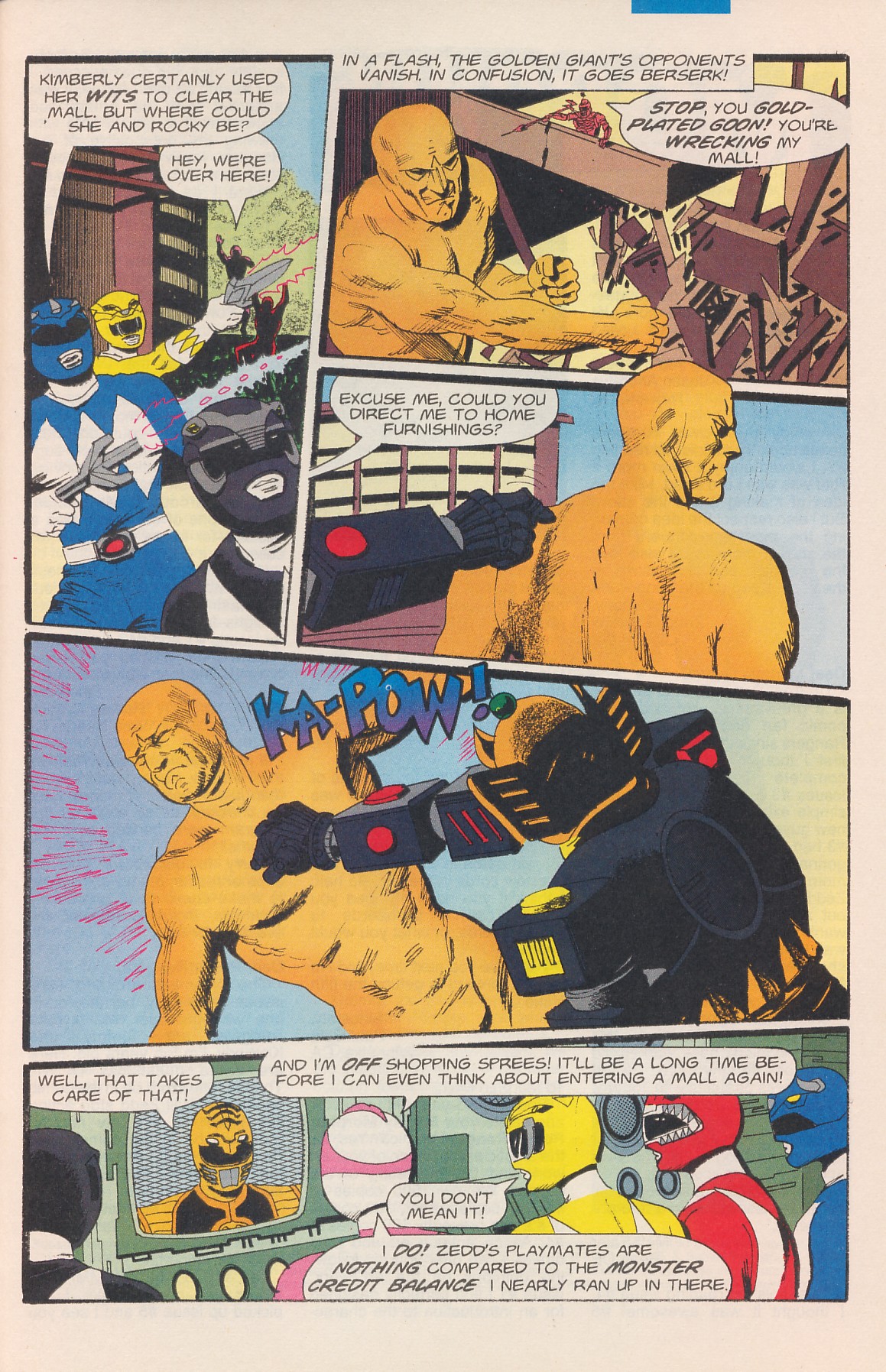 Read online Saban's Mighty Morphin Power Rangers (1994) comic -  Issue #6 - 31