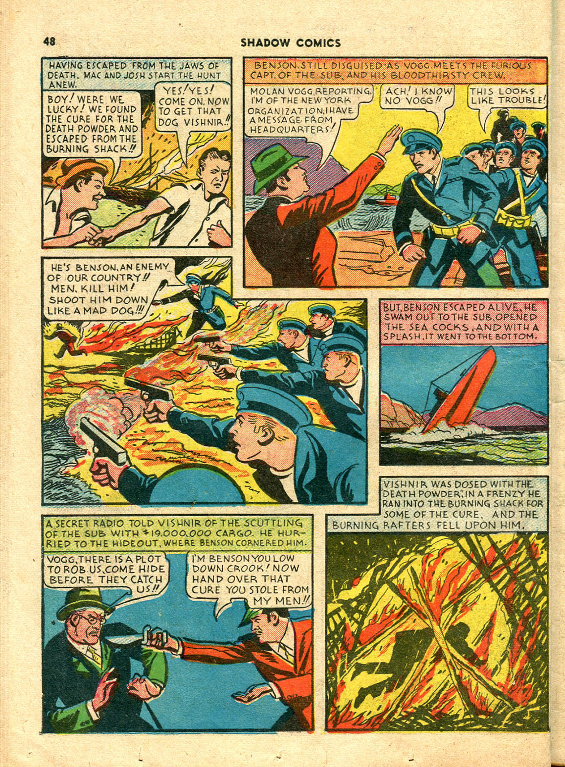 Read online Shadow Comics comic -  Issue #5 - 50