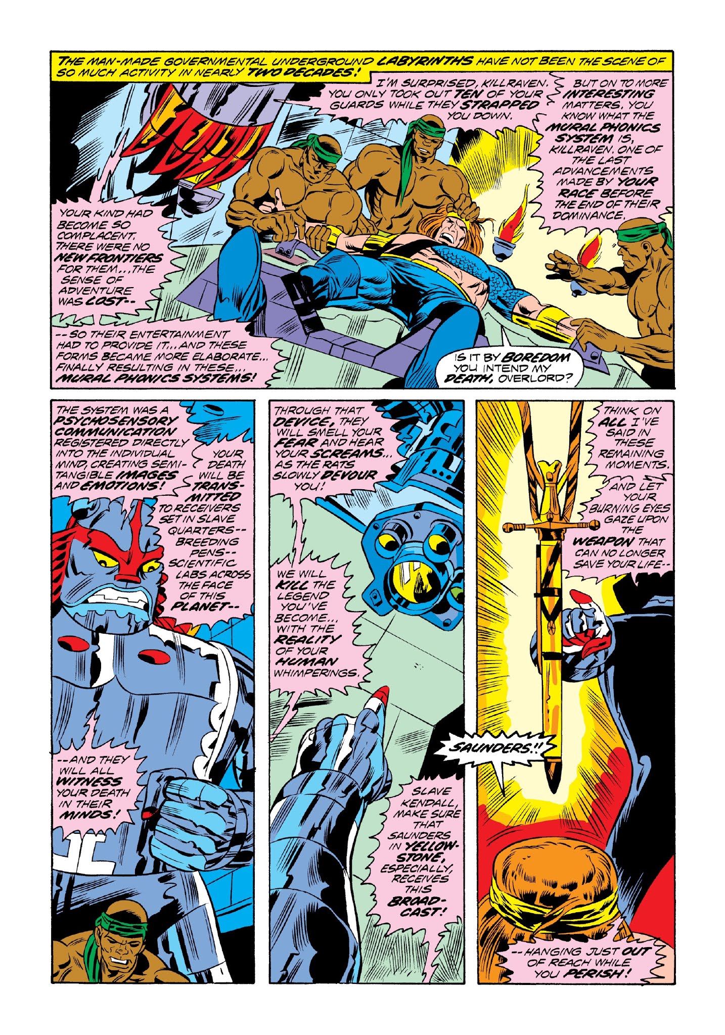 Read online Marvel Masterworks: Killraven comic -  Issue # TPB 1 (Part 2) - 18