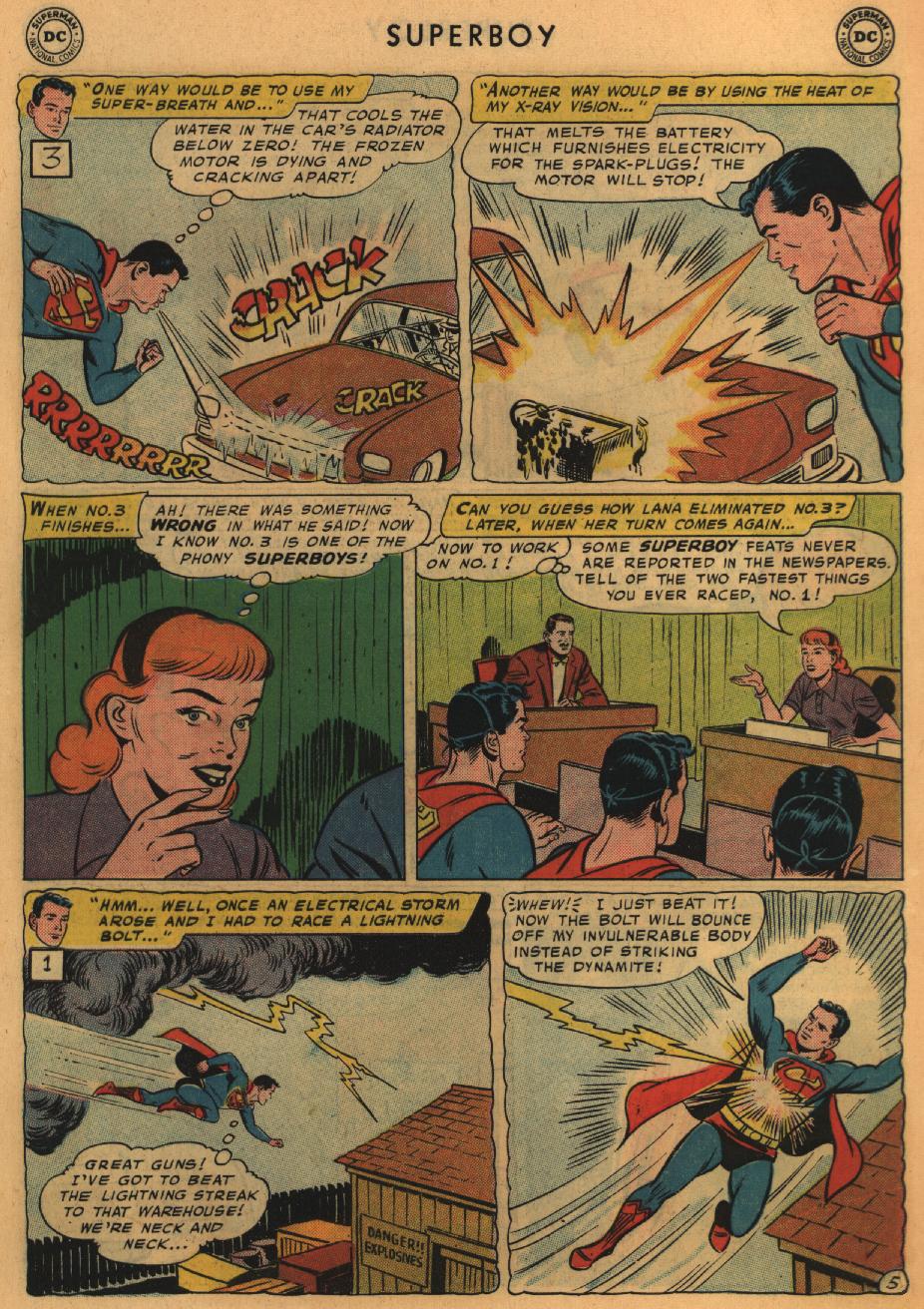 Read online Superboy (1949) comic -  Issue #67 - 6