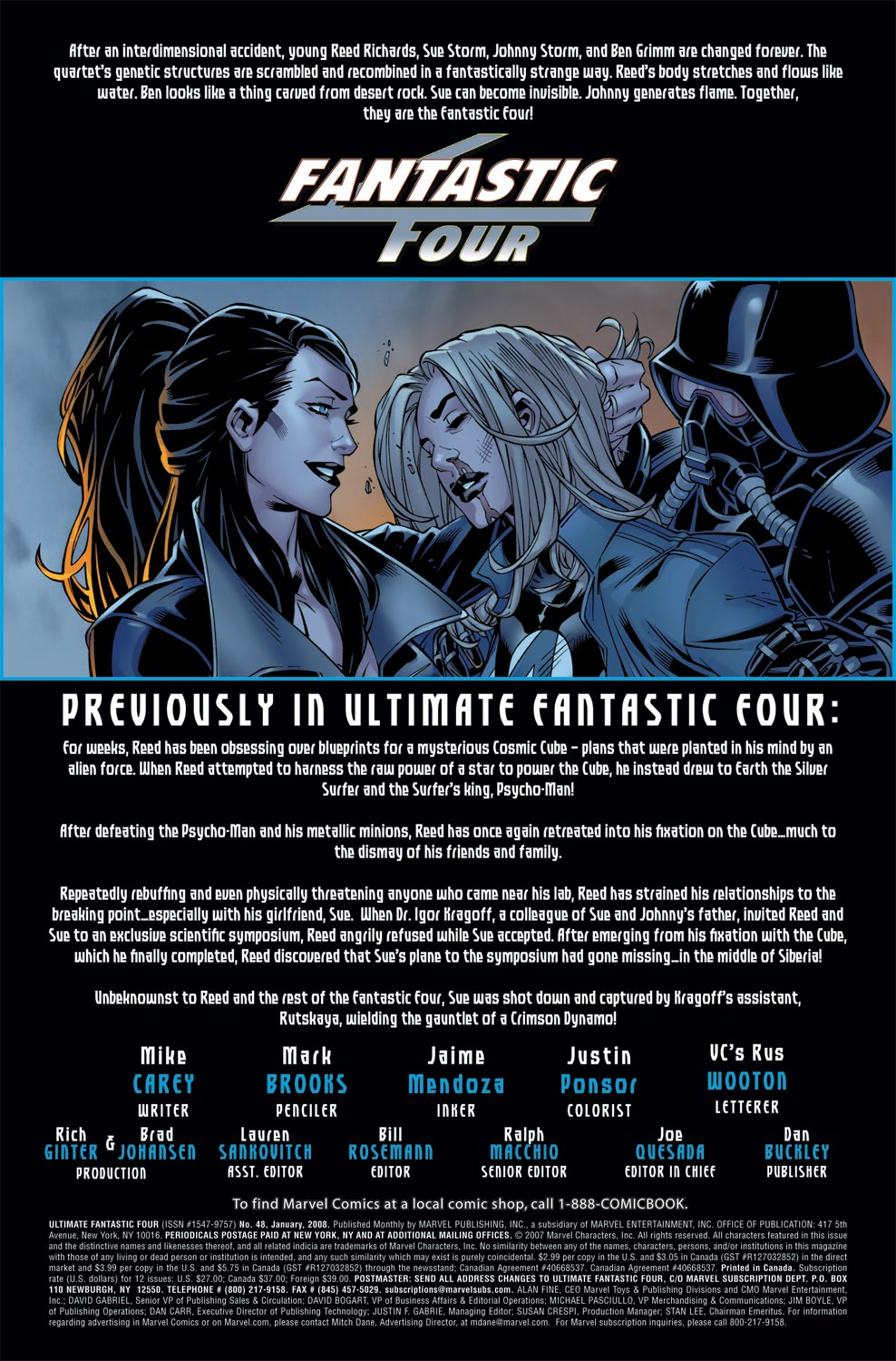Read online Ultimate Fantastic Four (2004) comic -  Issue #48 - 2