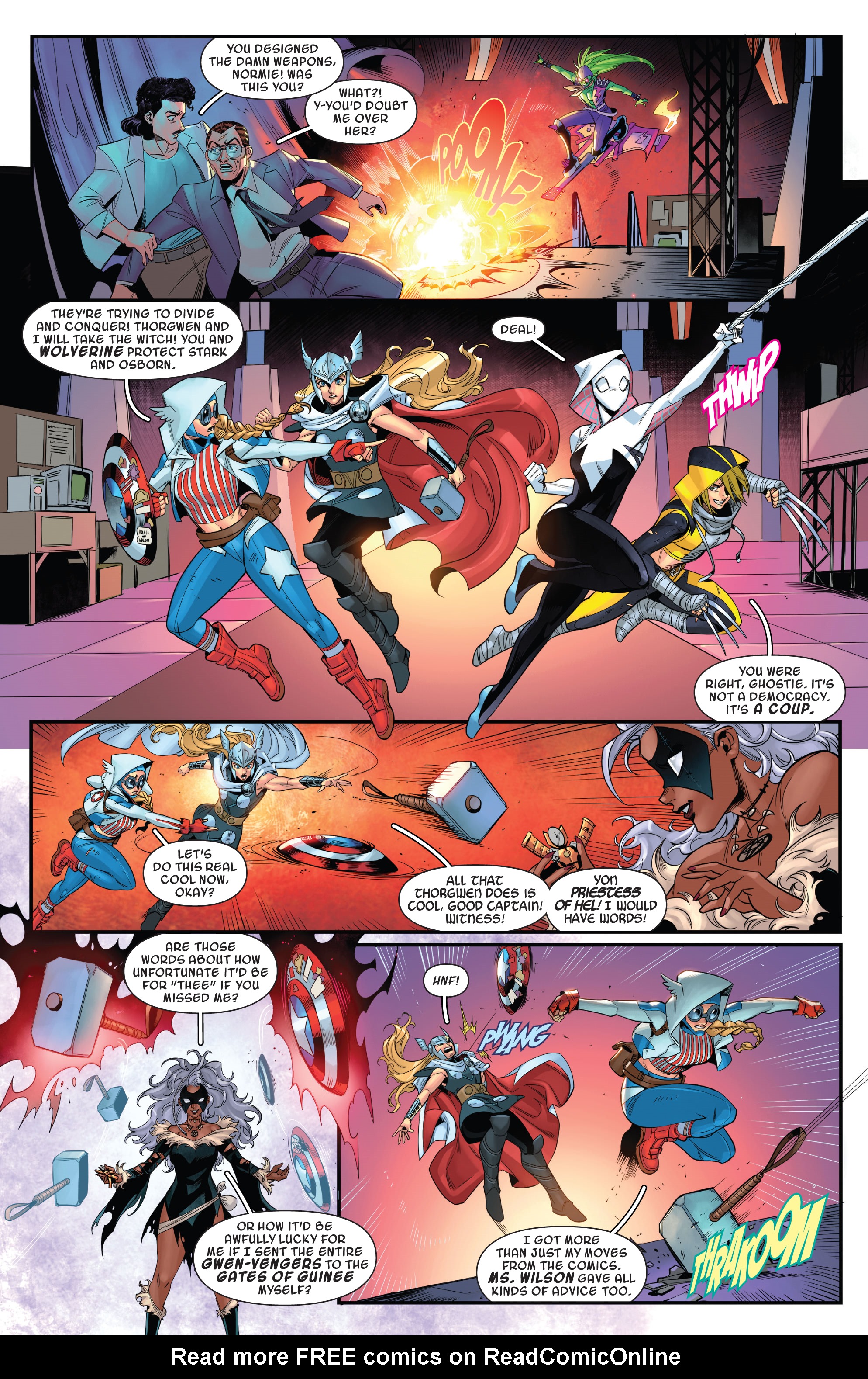 Read online Spider-Gwen: Gwenverse comic -  Issue #3 - 13