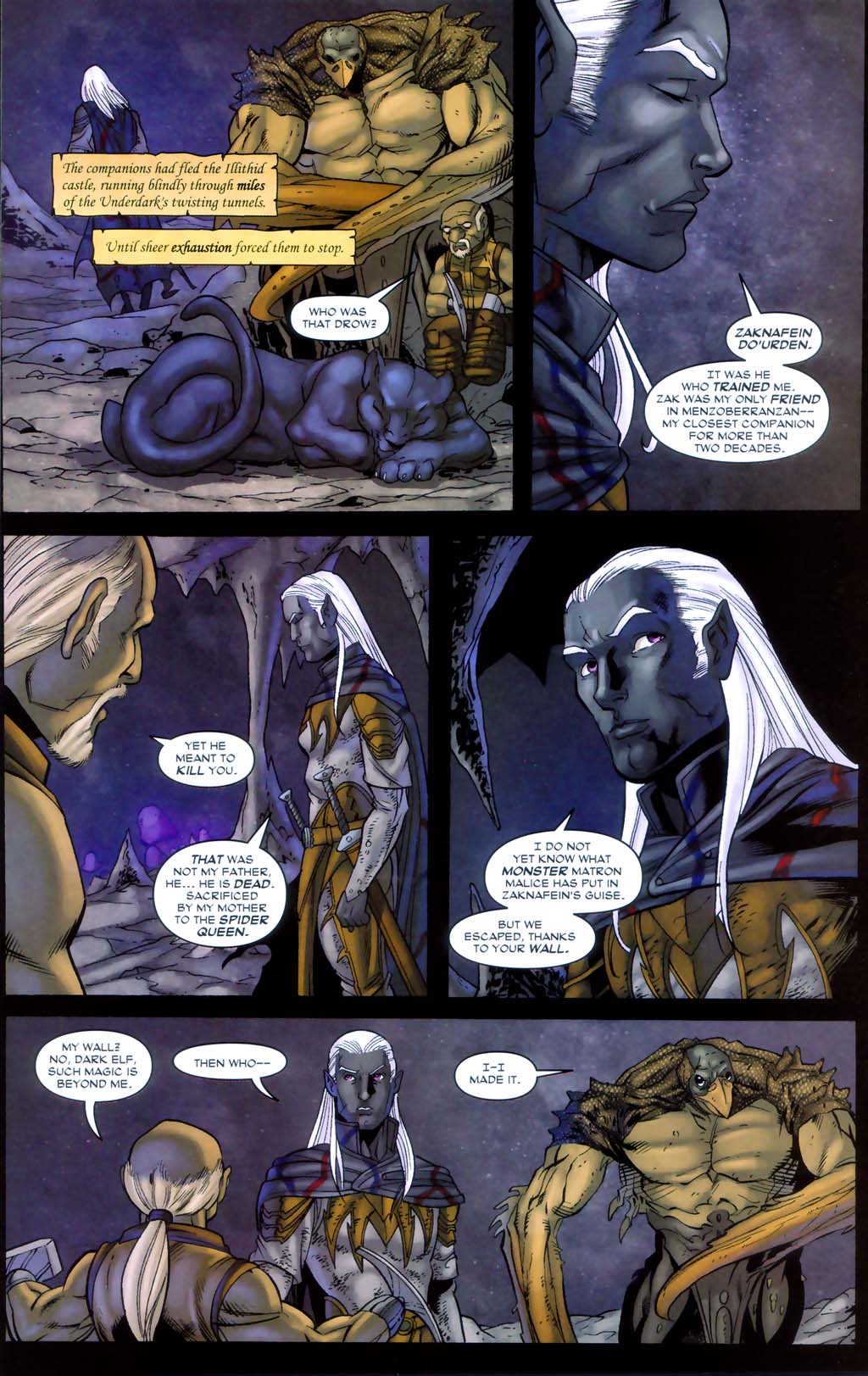 Read online Forgotten Realms: Exile comic -  Issue #3 - 27