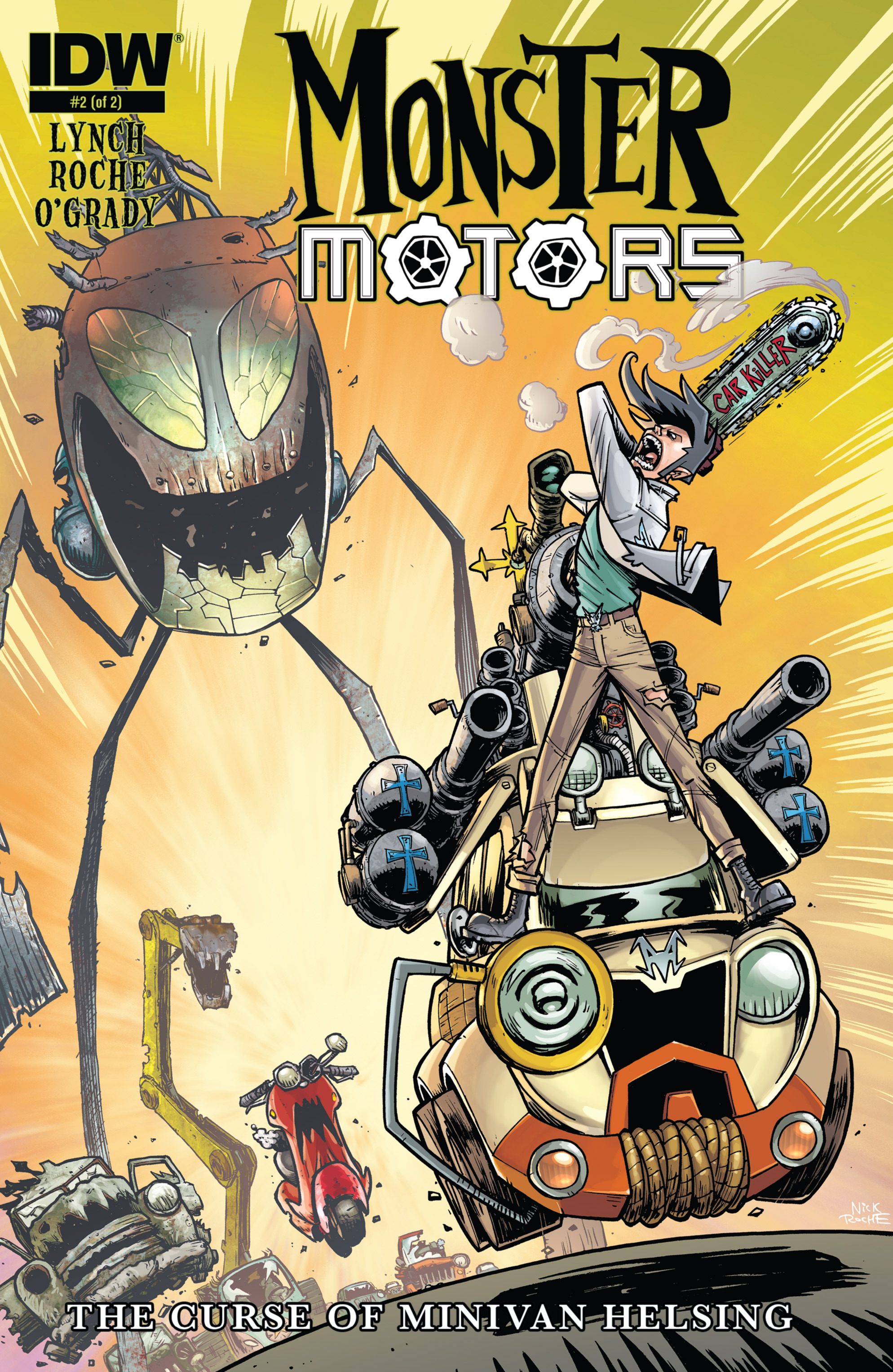 Read online Monster Motors: The Curse of Minivan Helsing comic -  Issue #2 - 1