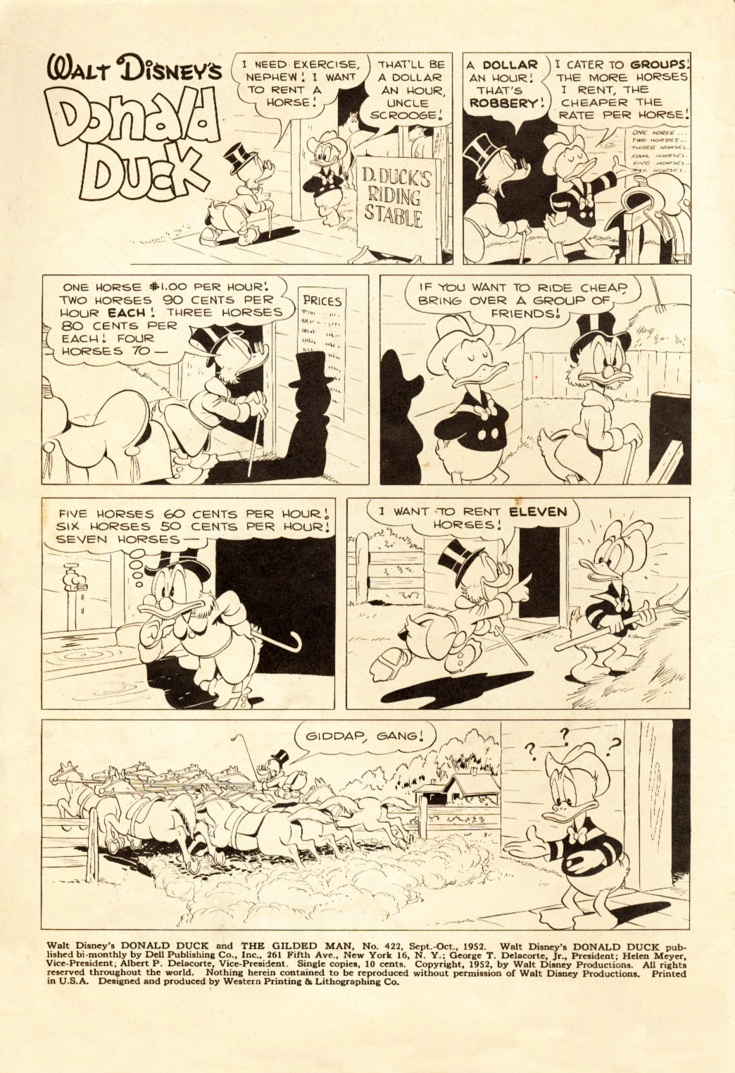 Read online Four Color Comics comic -  Issue #422 - 2