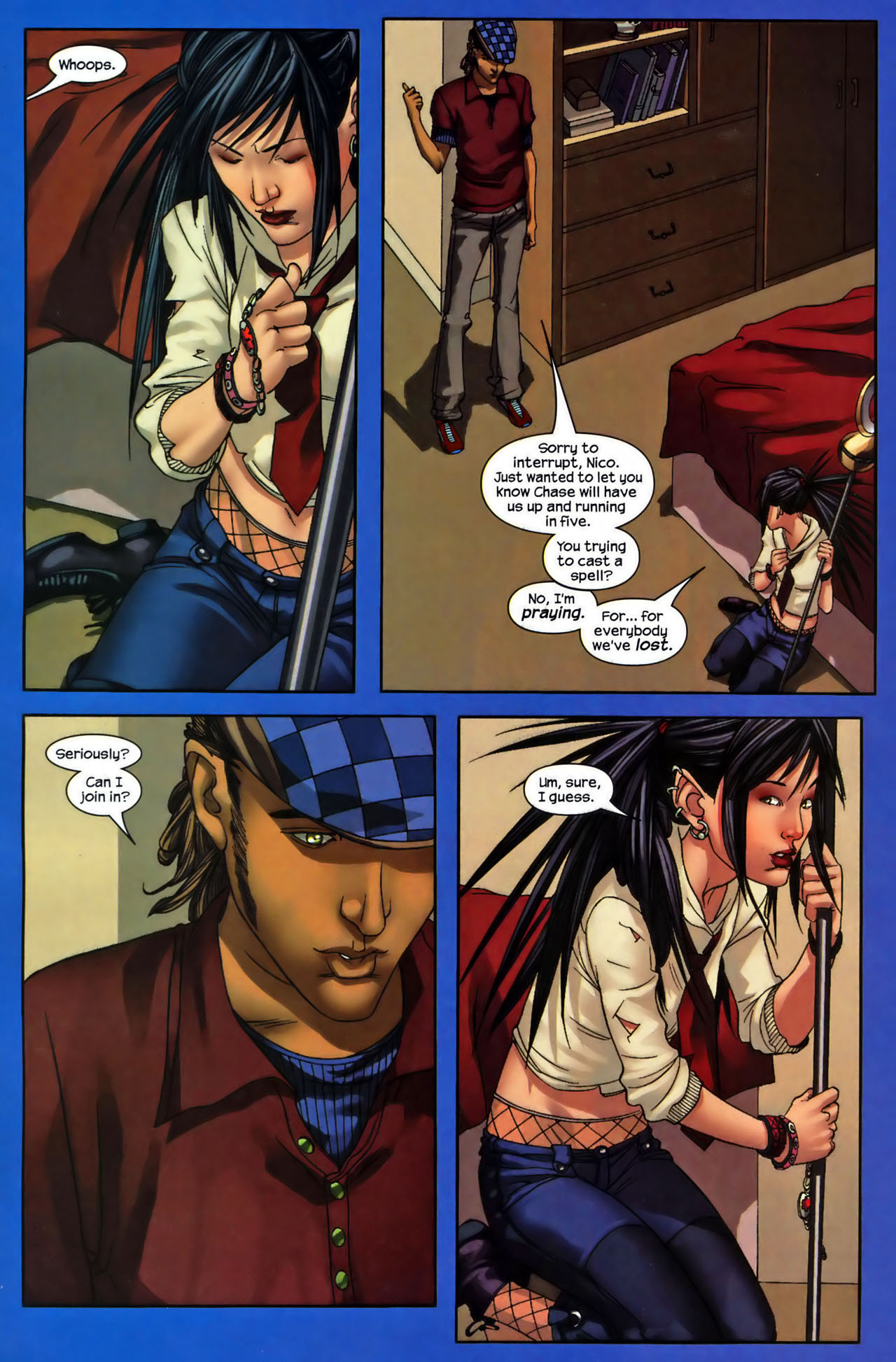Read online Runaways (2005) comic -  Issue #16 - 17