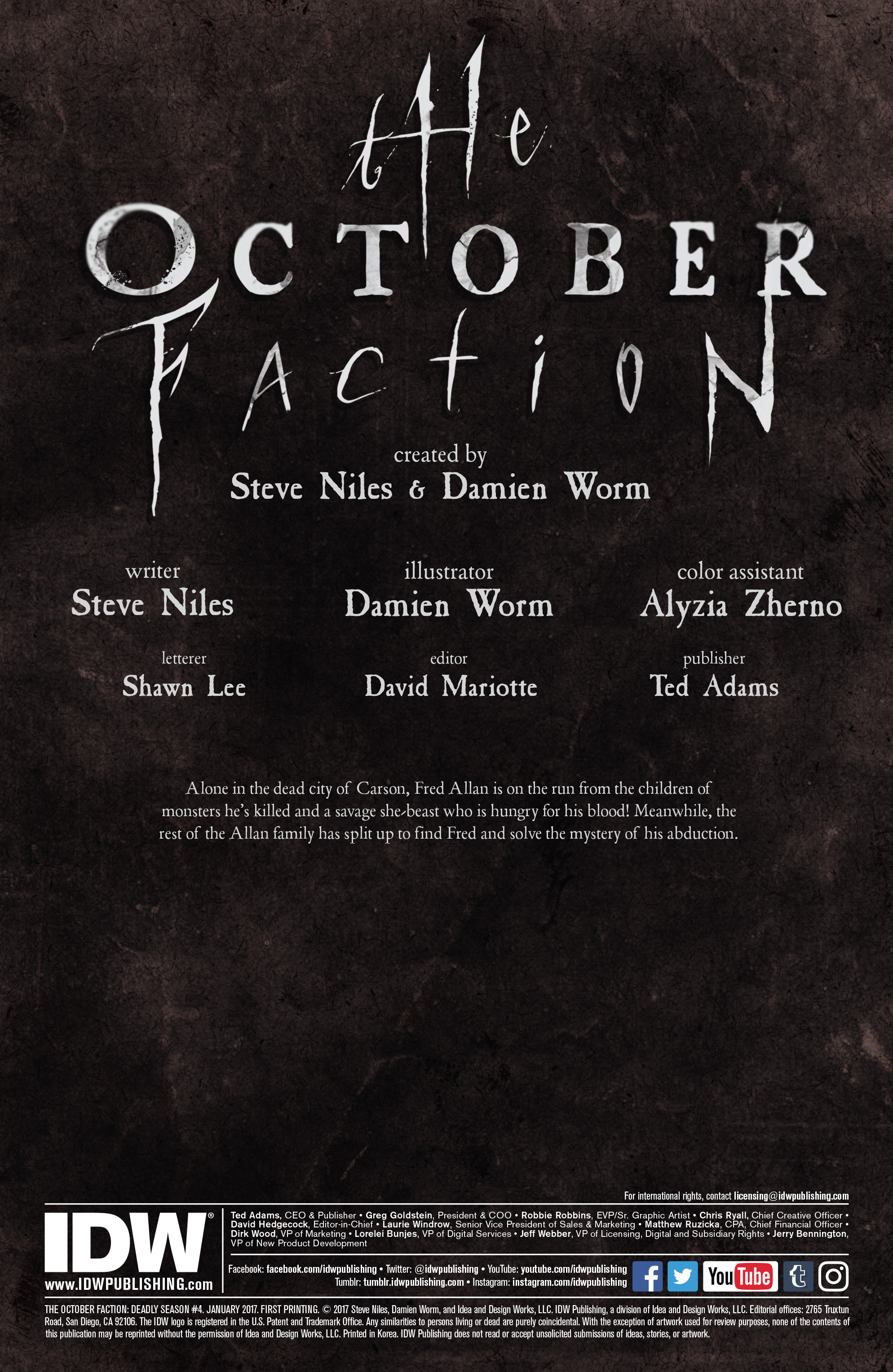 Read online The October Faction: Deadly Season comic -  Issue #4 - 2