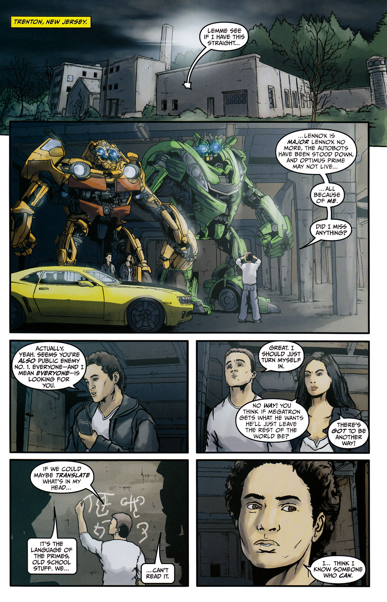 Read online Transformers: Revenge of the Fallen — Official Movie Adaptation comic -  Issue #2 - 23