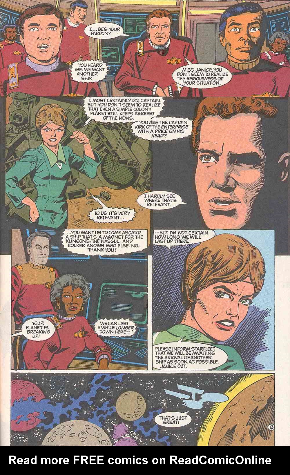 Read online Star Trek (1989) comic -  Issue #7 - 13