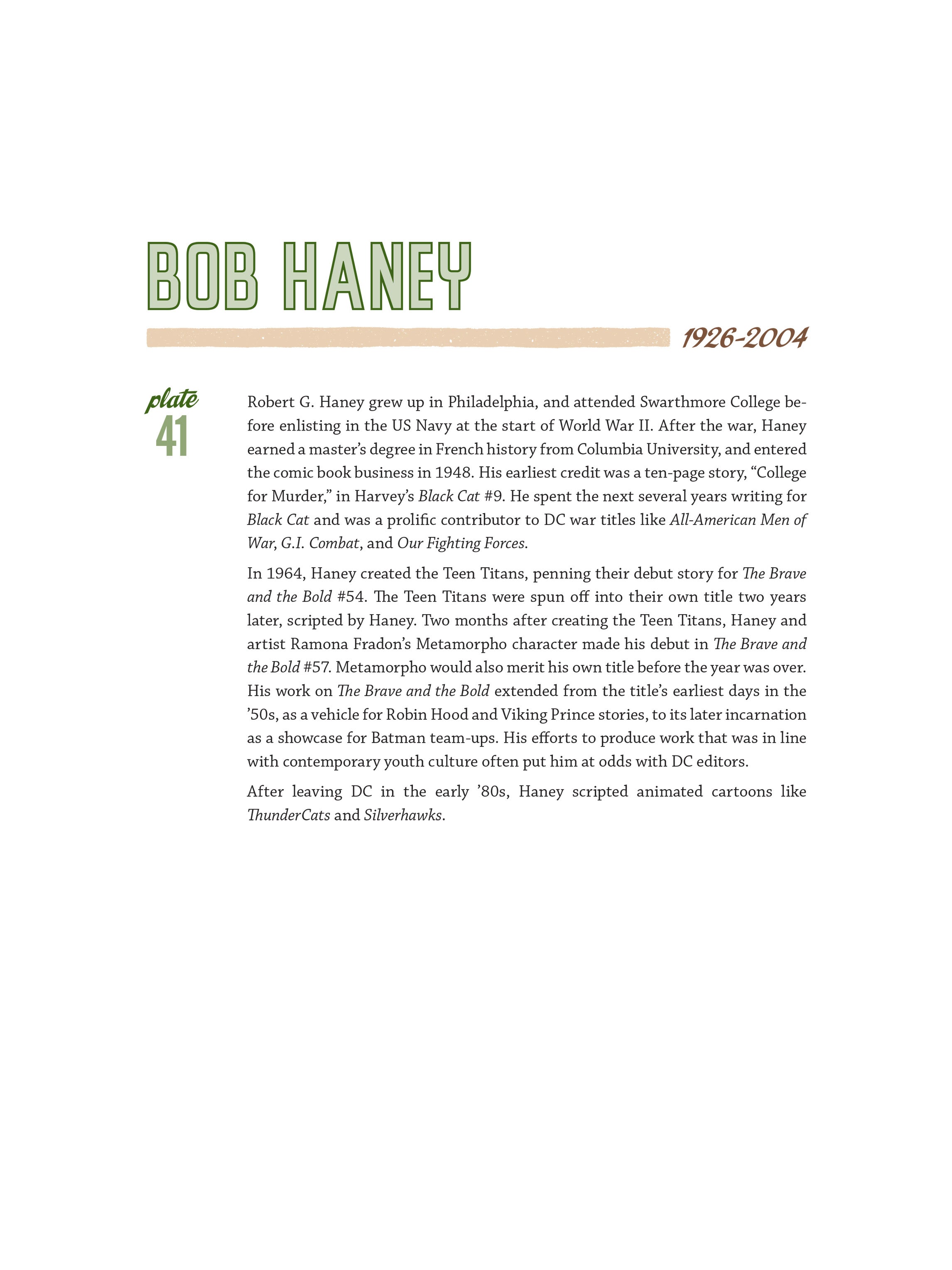 Read online More Heroes of the Comics: Portraits of the Legends of Comic Books comic -  Issue # TPB (Part 1) - 89