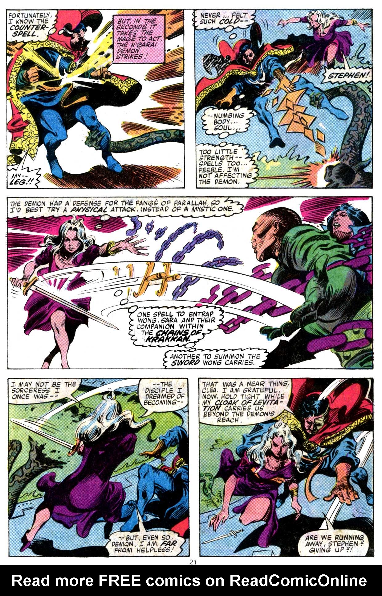 Read online Doctor Strange (1974) comic -  Issue #45 - 17