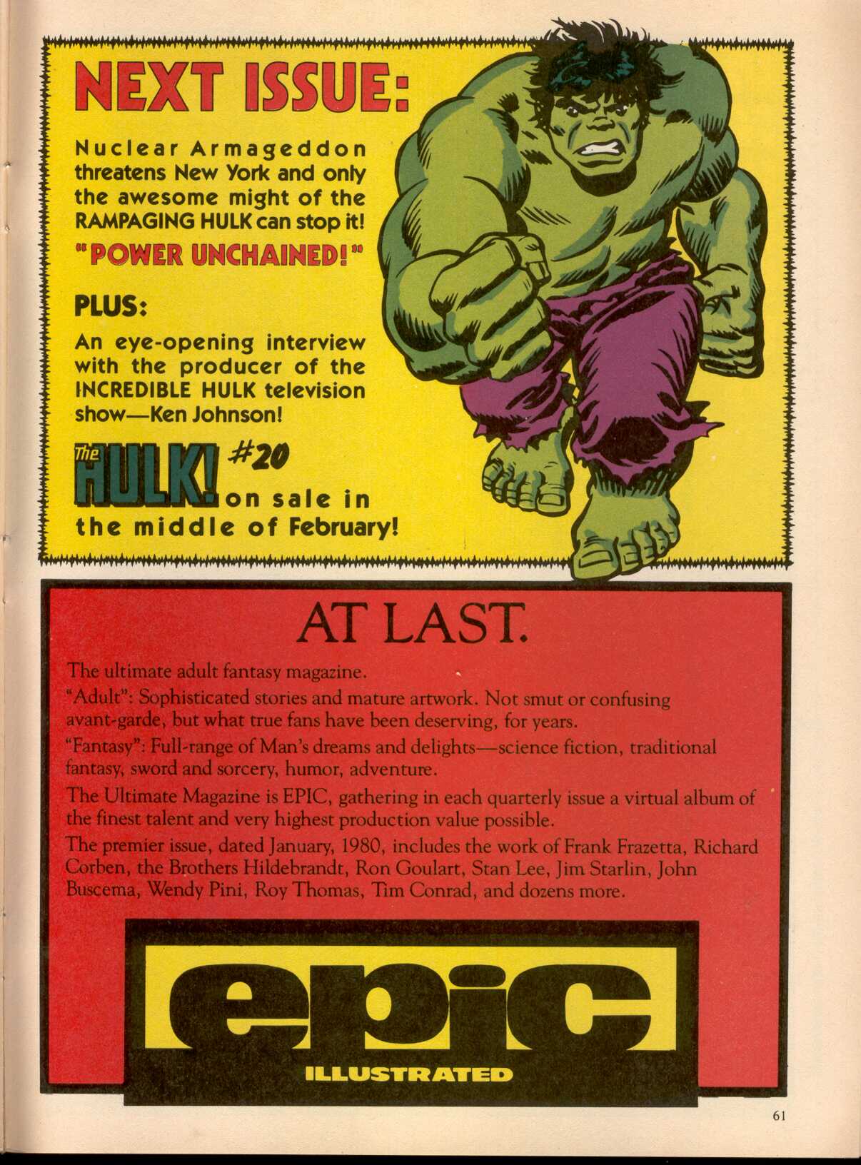 Read online Hulk (1978) comic -  Issue #19 - 62