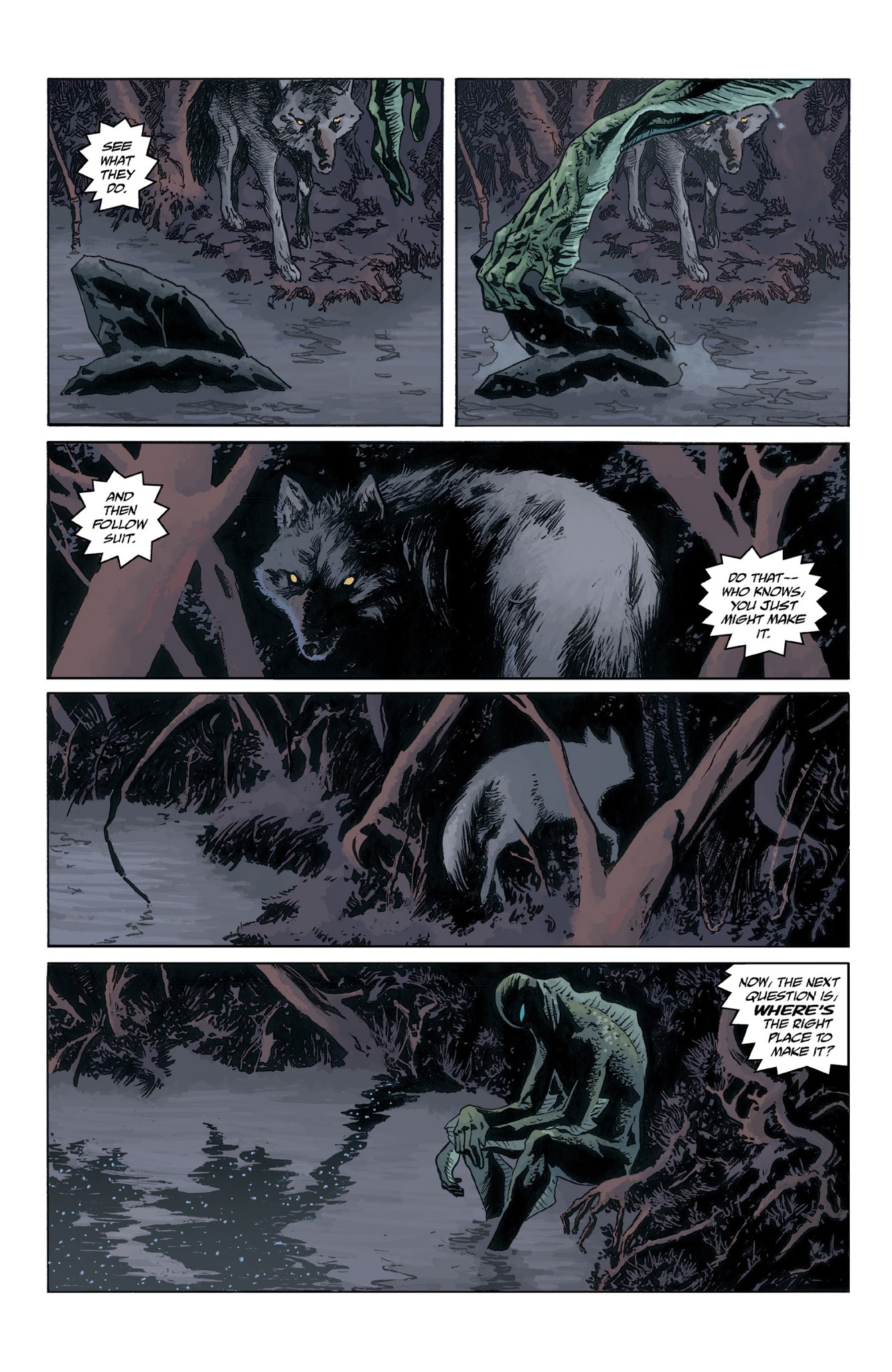 Read online Abe Sapien: Dark and Terrible and The New Race of Man comic -  Issue # TPB - 81