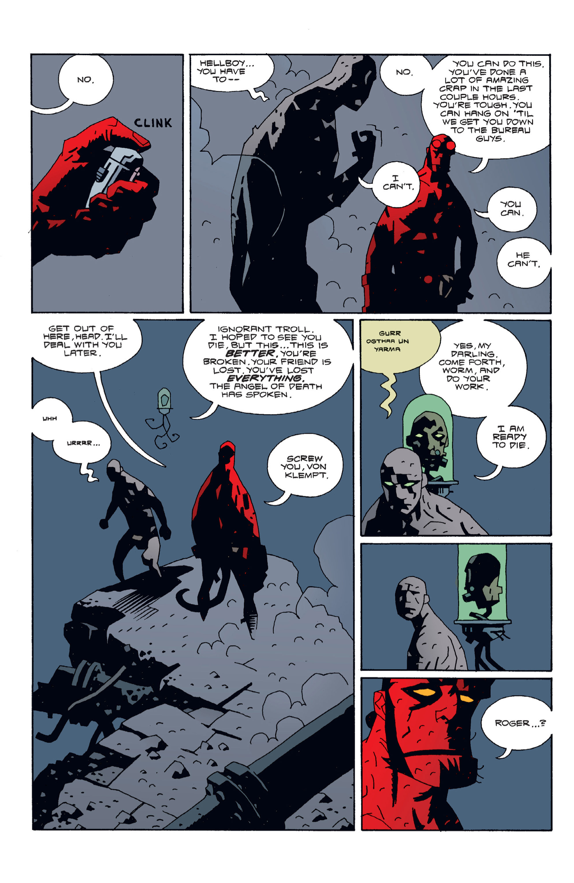 Read online Hellboy comic -  Issue #5 - 123