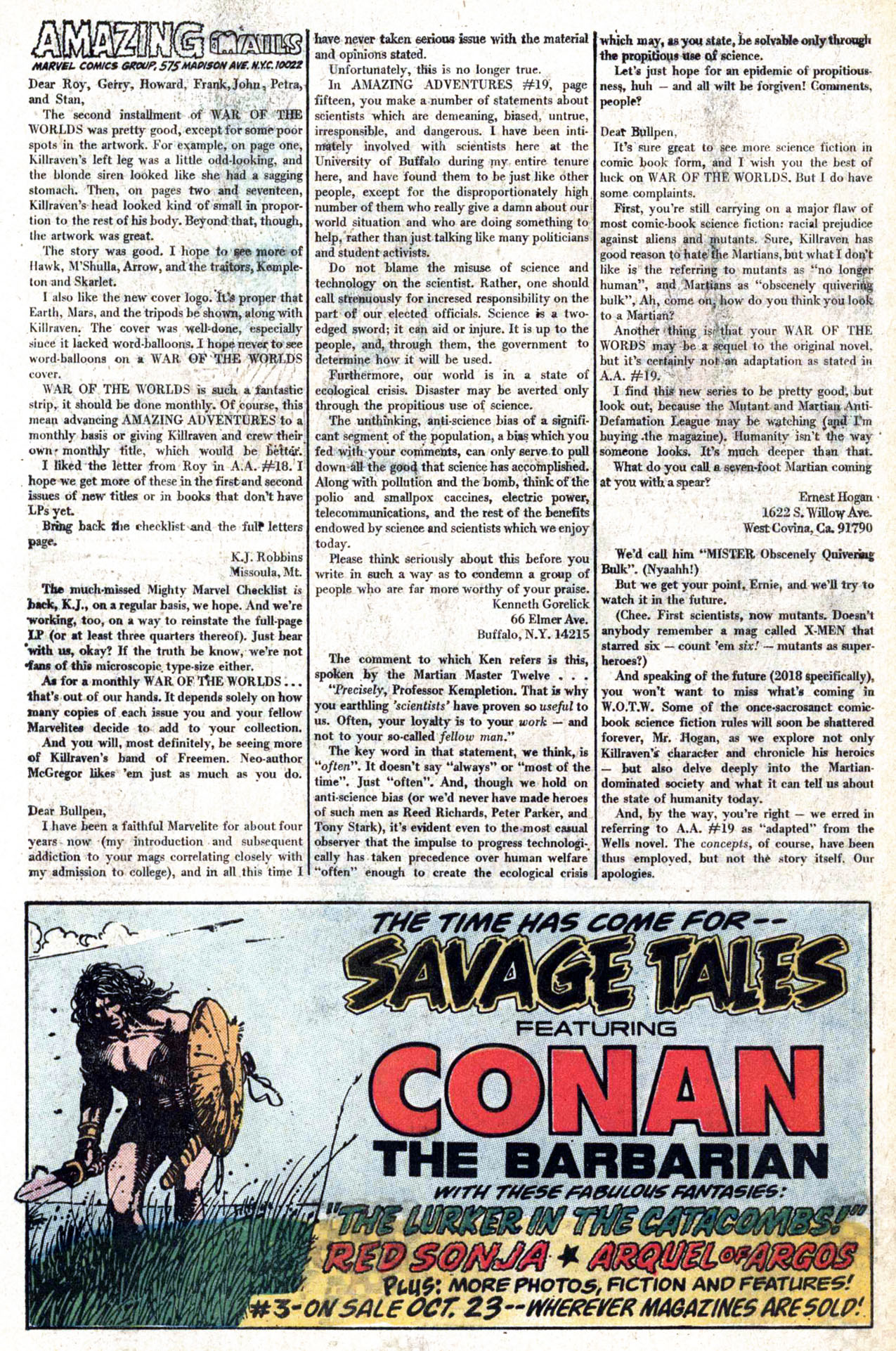 Read online Amazing Adventures (1970) comic -  Issue #22 - 32