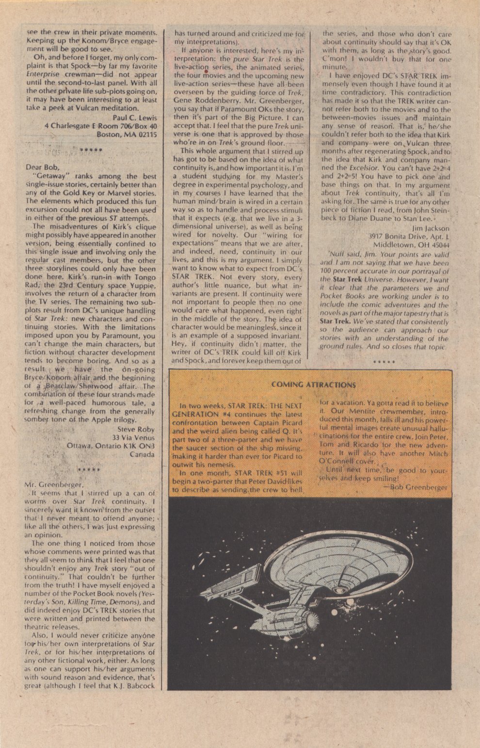 Read online Star Trek (1984) comic -  Issue #50 - 42