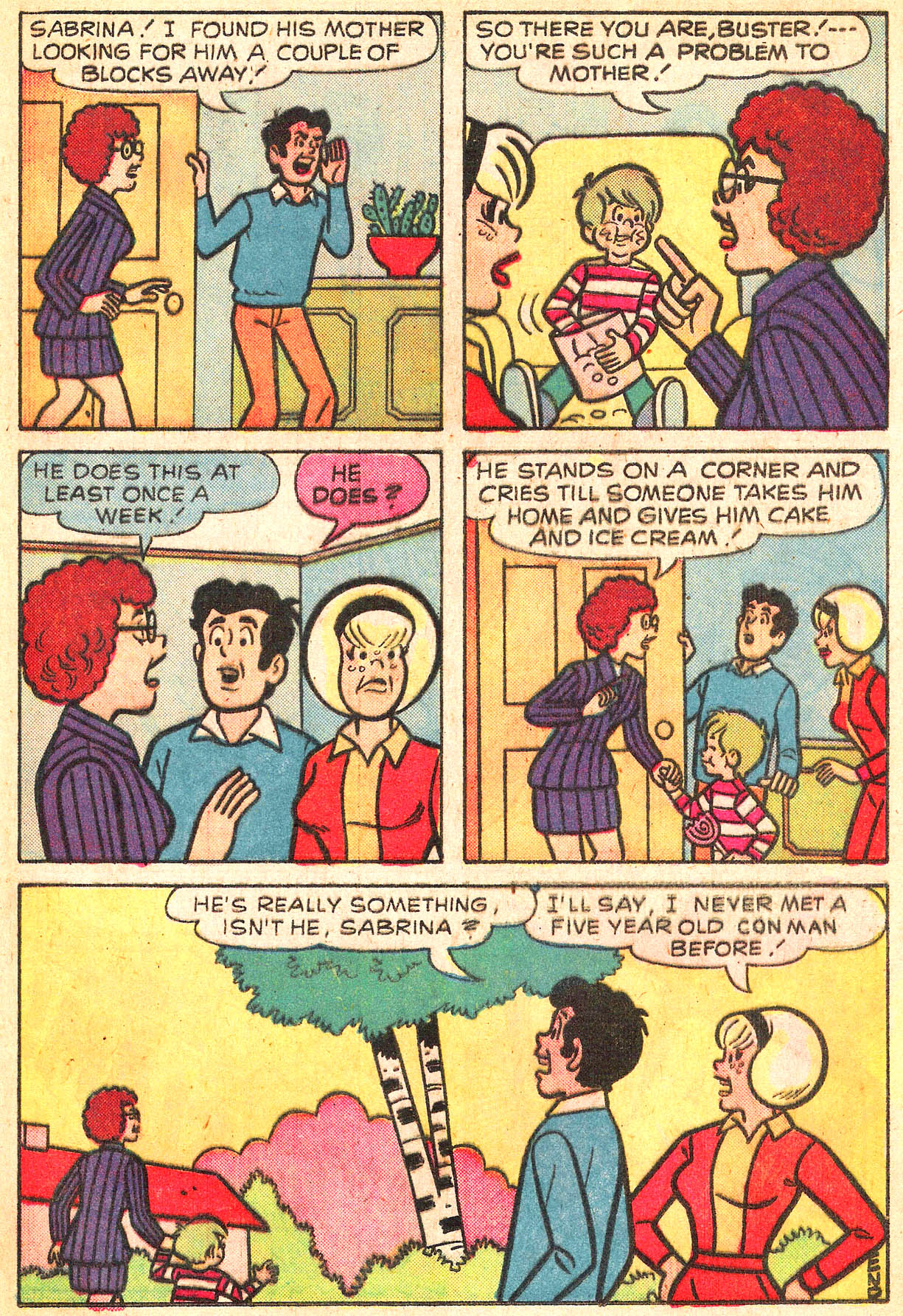 Read online Sabrina The Teenage Witch (1971) comic -  Issue #34 - 17