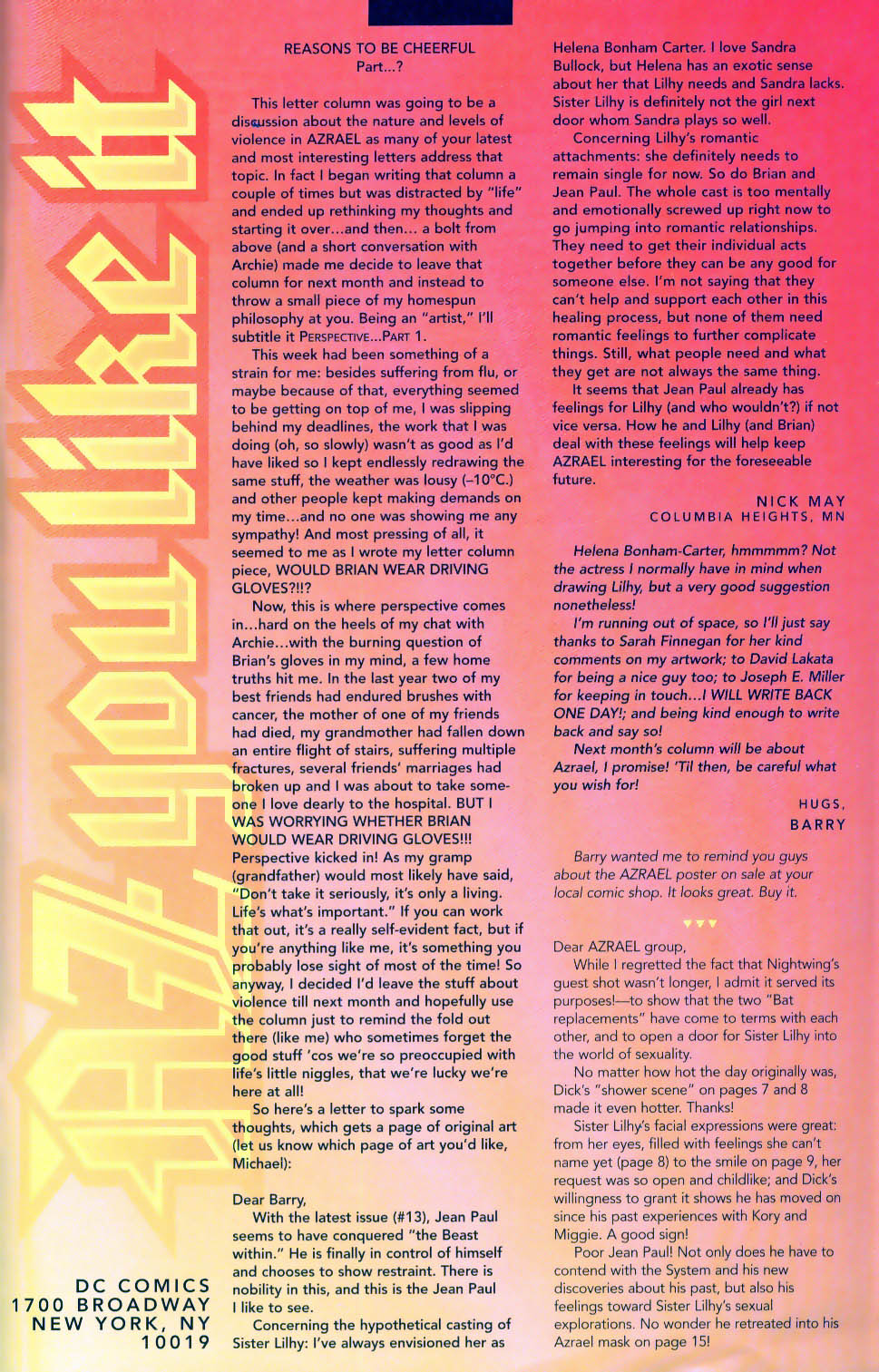 Read online Azrael (1995) comic -  Issue #18 - 24