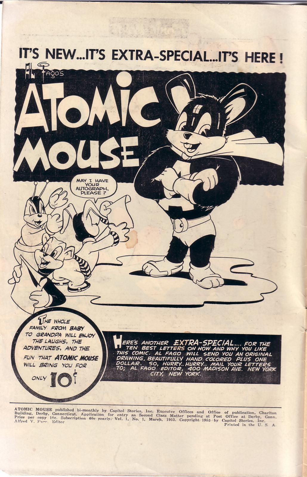Read online Atomic Mouse comic -  Issue #1 - 2