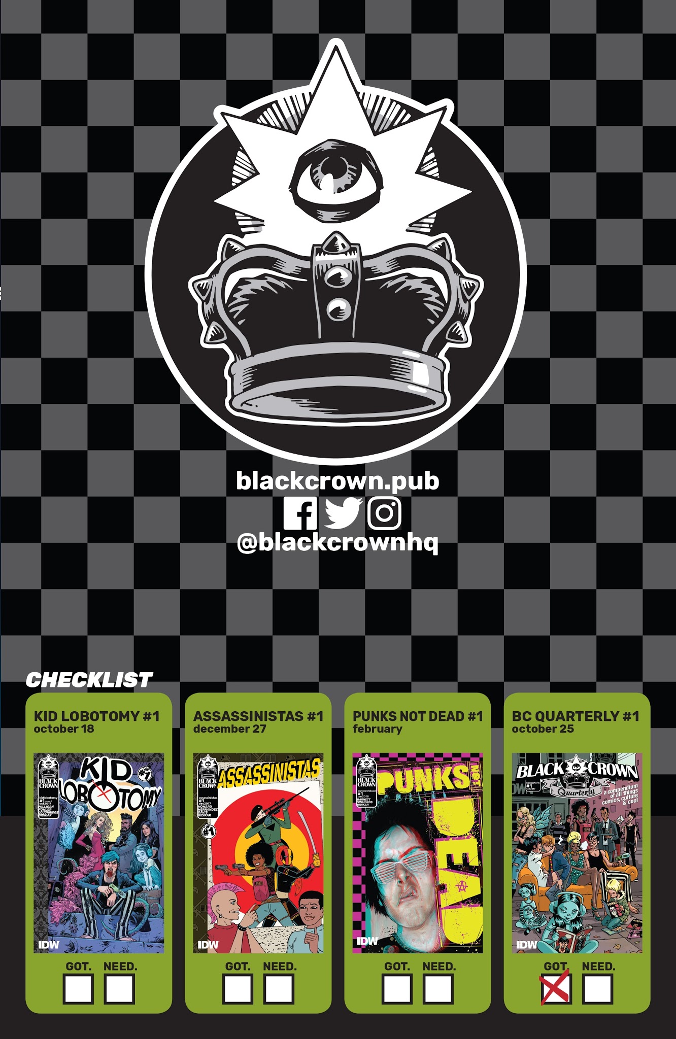 Read online Black Crown Quarterly comic -  Issue #1 - 47