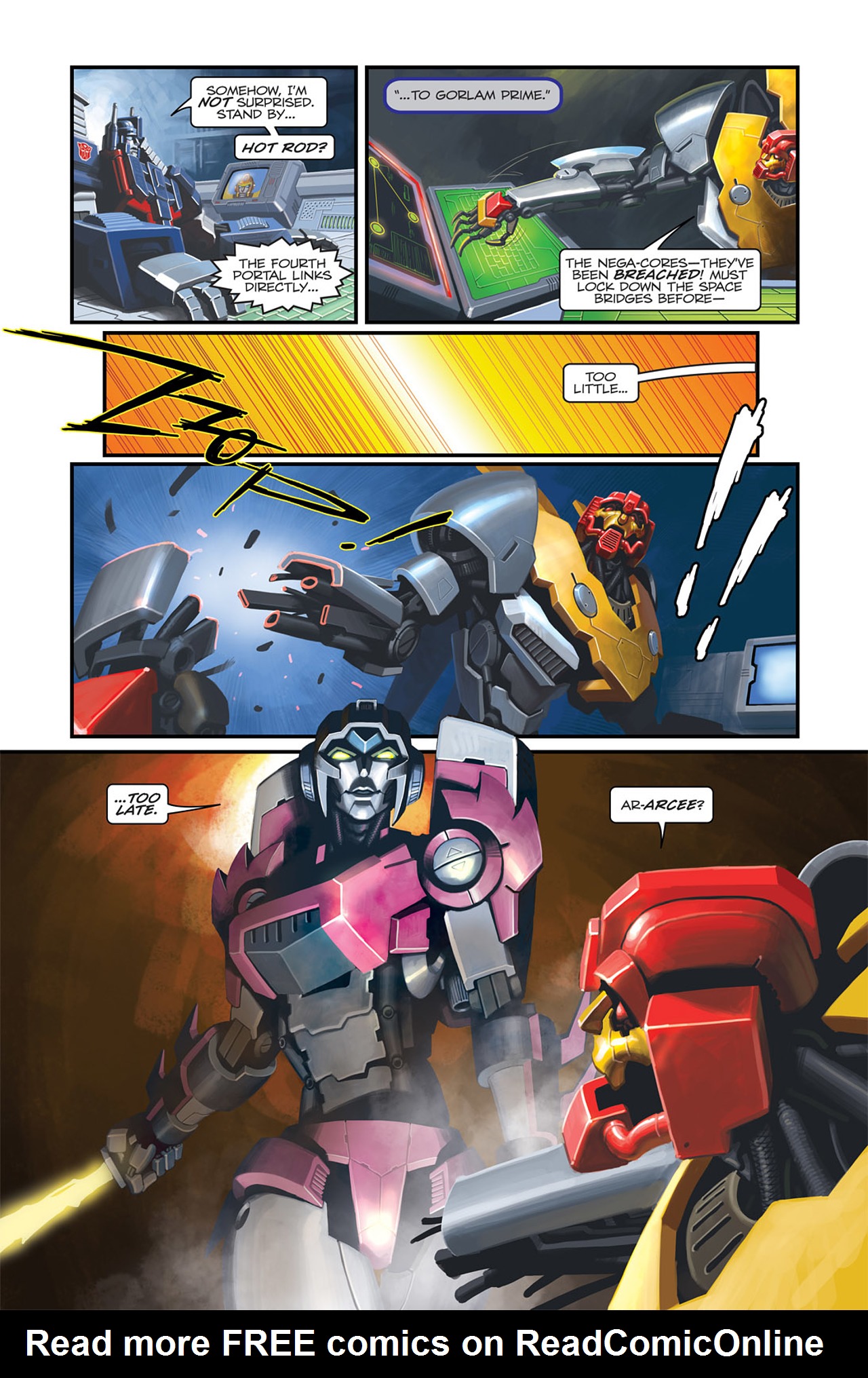 Read online Transformers Spotlight: Sideswipe comic -  Issue # Full - 19