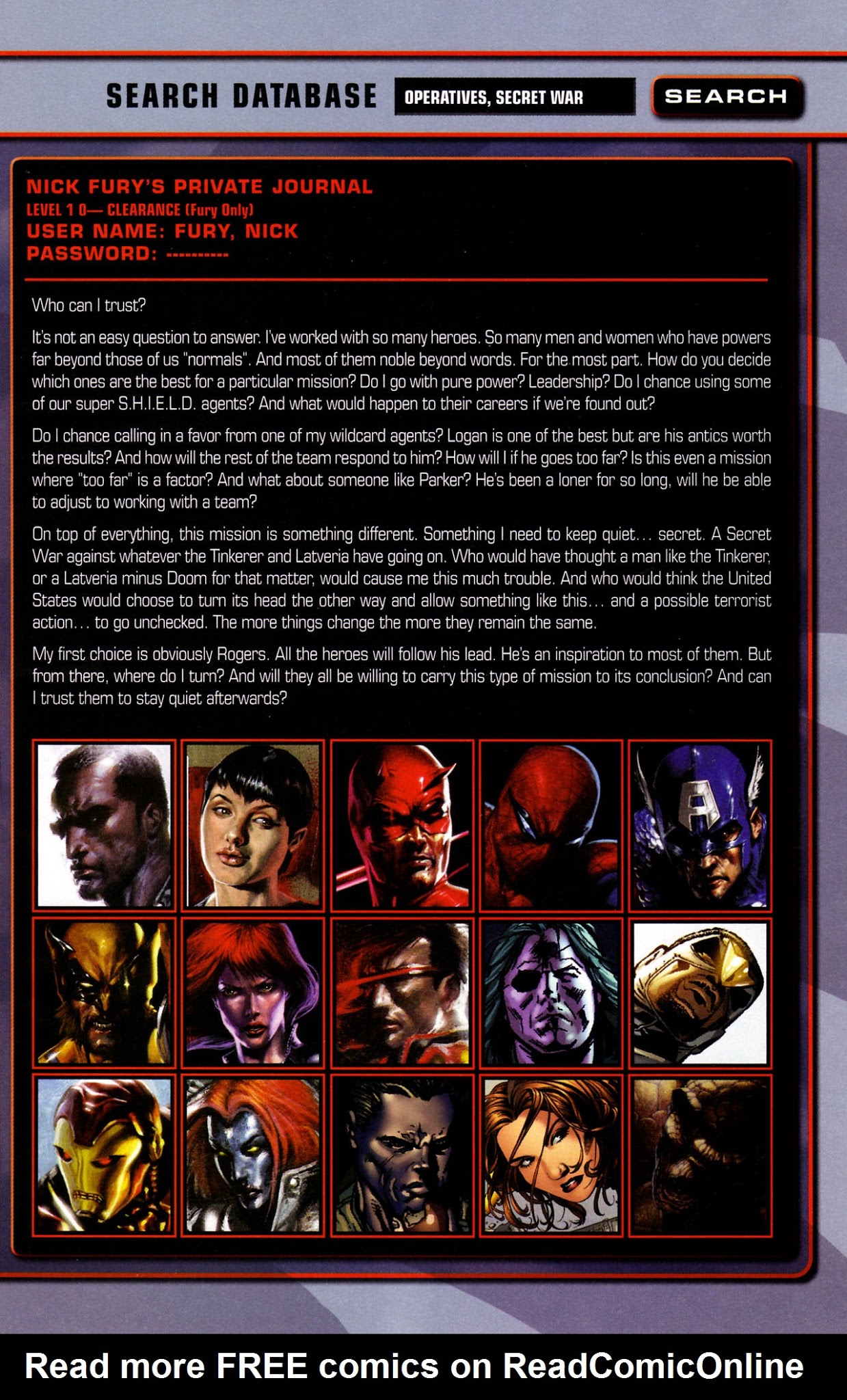 Read online Secret War: From the Files of Nick Fury comic -  Issue # Full - 7