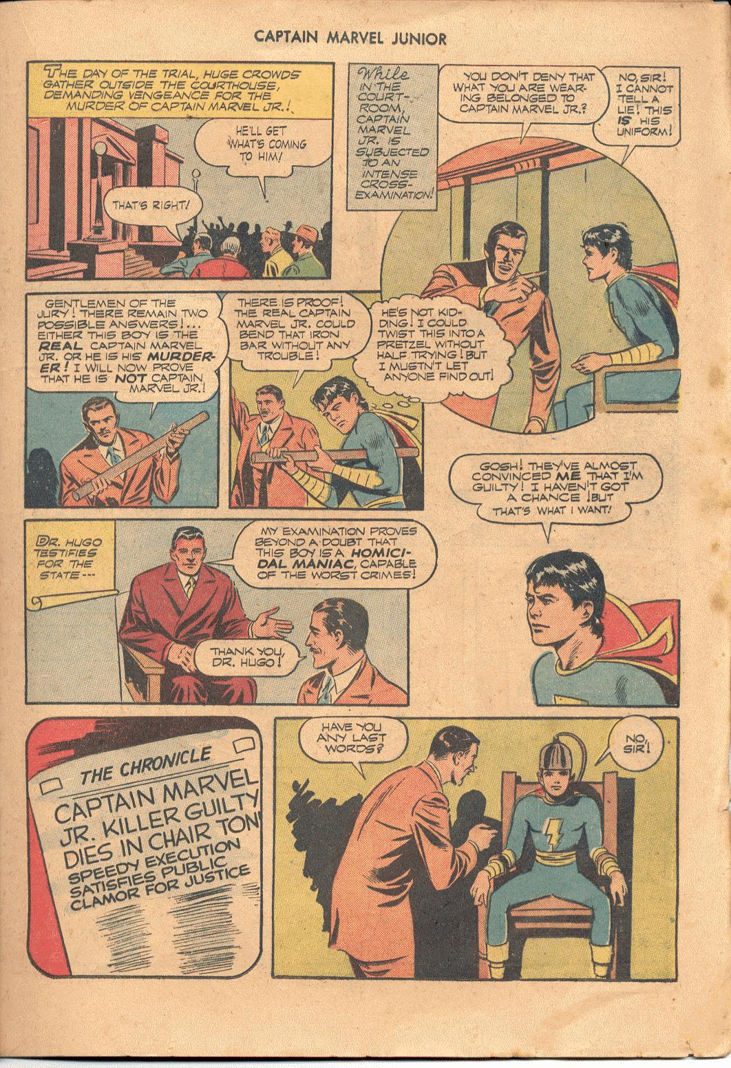 Read online Captain Marvel, Jr. comic -  Issue #30 - 16