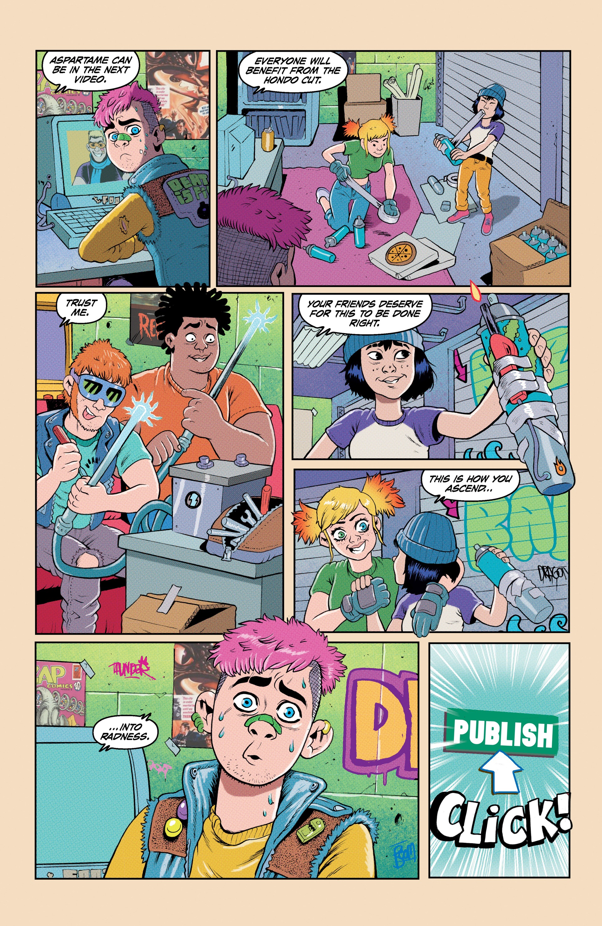Read online Into Radness comic -  Issue # TPB - 54