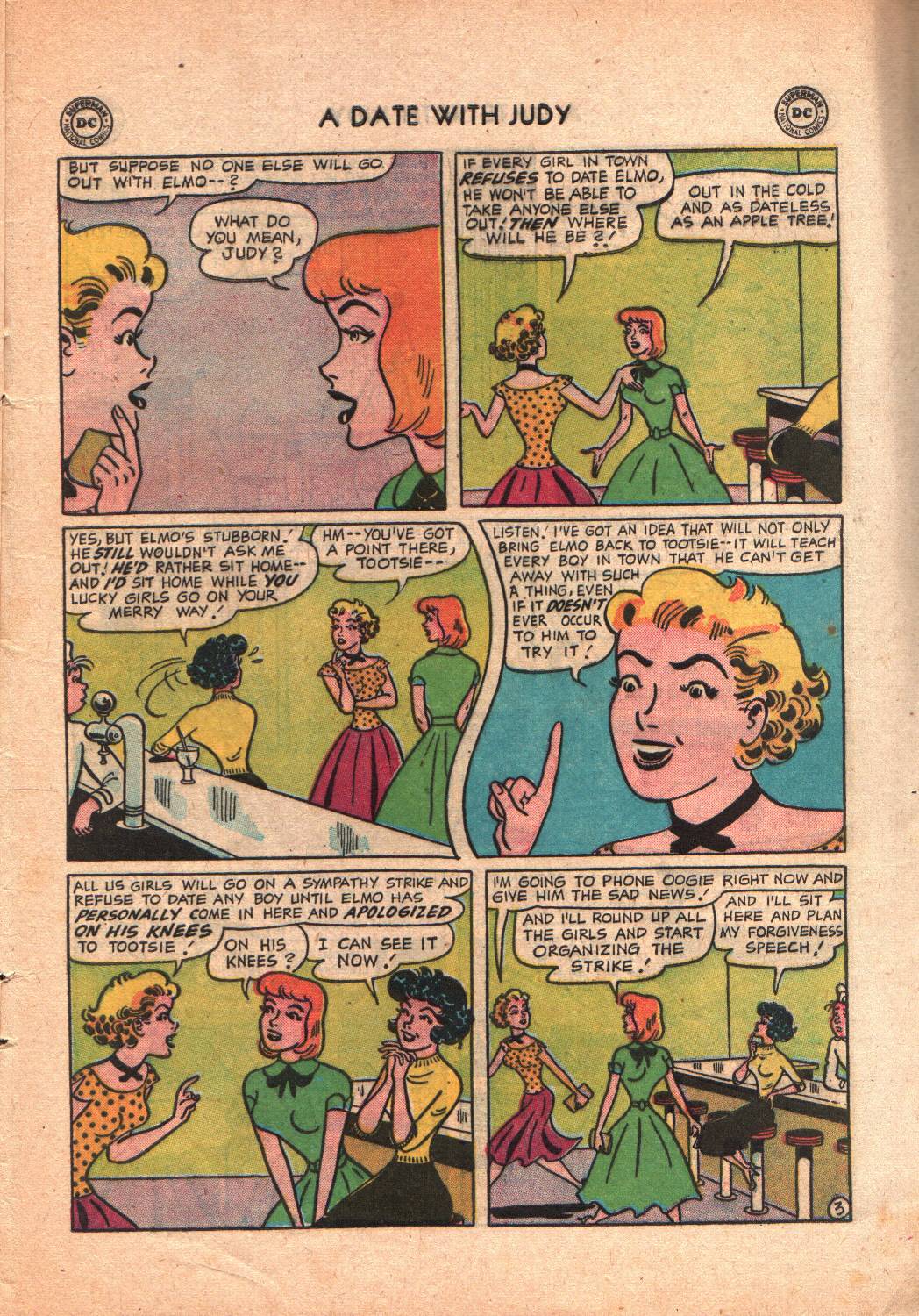 Read online A Date with Judy comic -  Issue #60 - 5