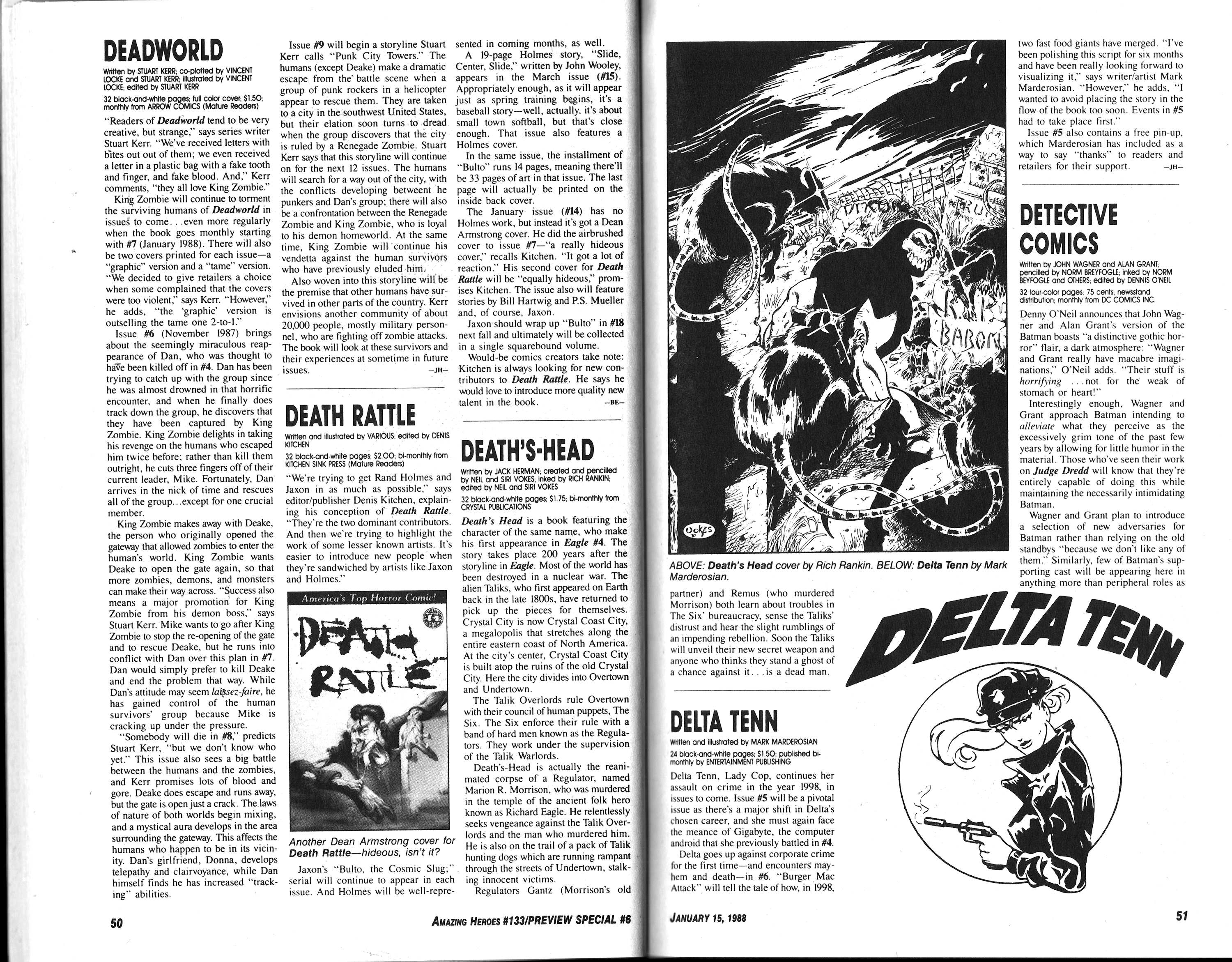 Read online Amazing Heroes comic -  Issue #133 - 27
