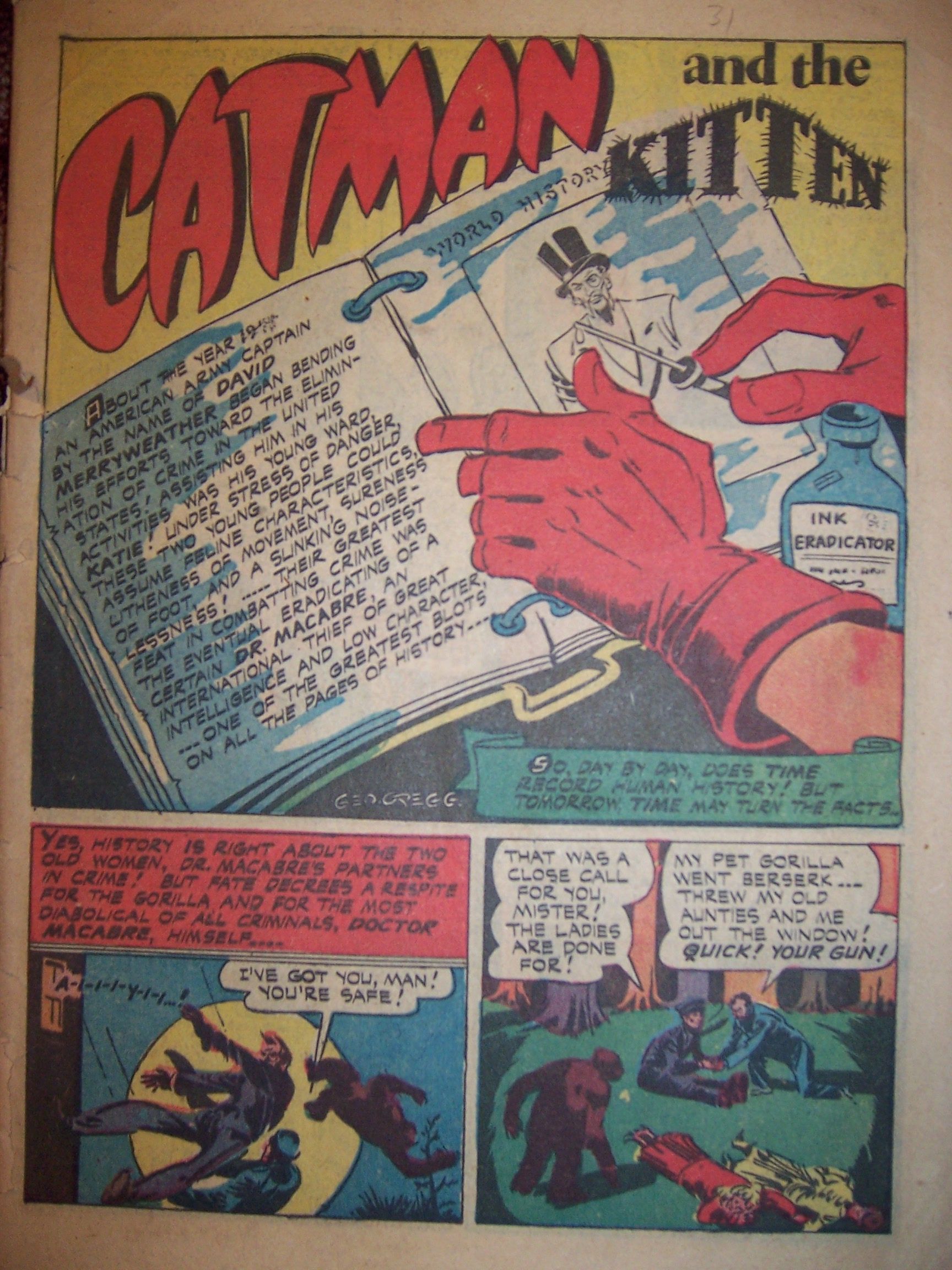 Read online Cat-Man Comics comic -  Issue #31 - 2