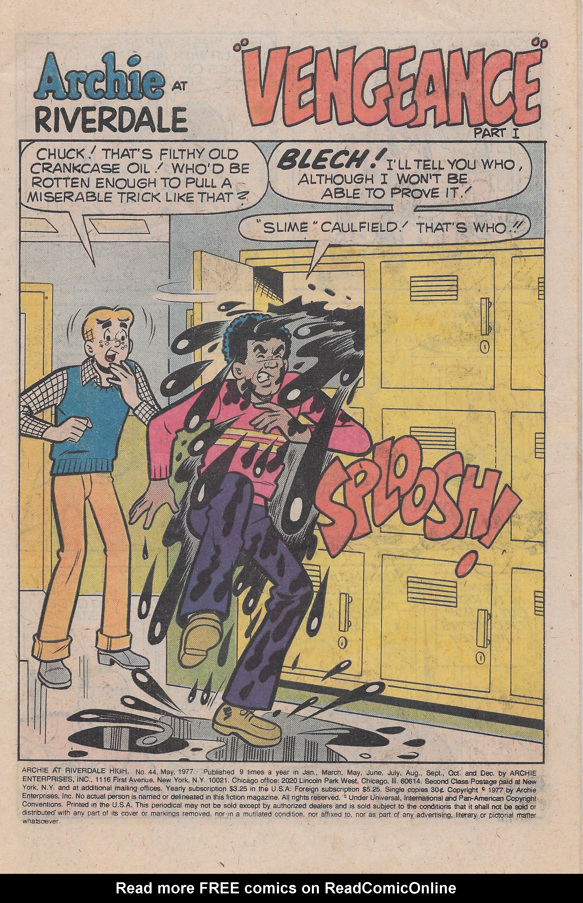 Read online Archie at Riverdale High (1972) comic -  Issue #44 - 3