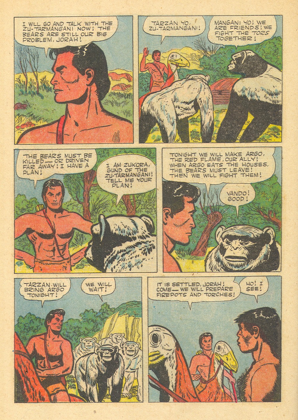 Read online Tarzan (1948) comic -  Issue #65 - 8