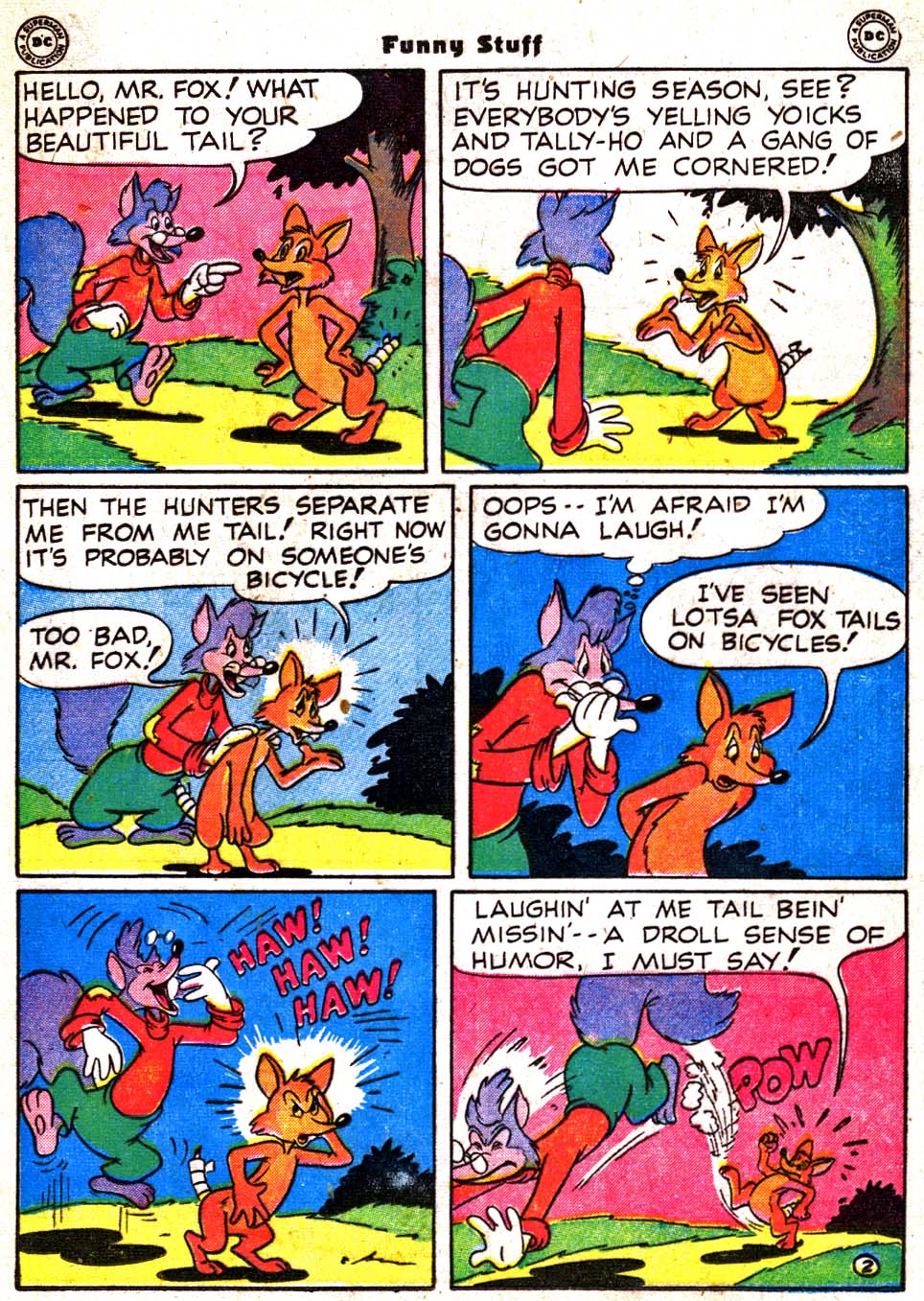 Read online Funny Stuff comic -  Issue #18 - 19