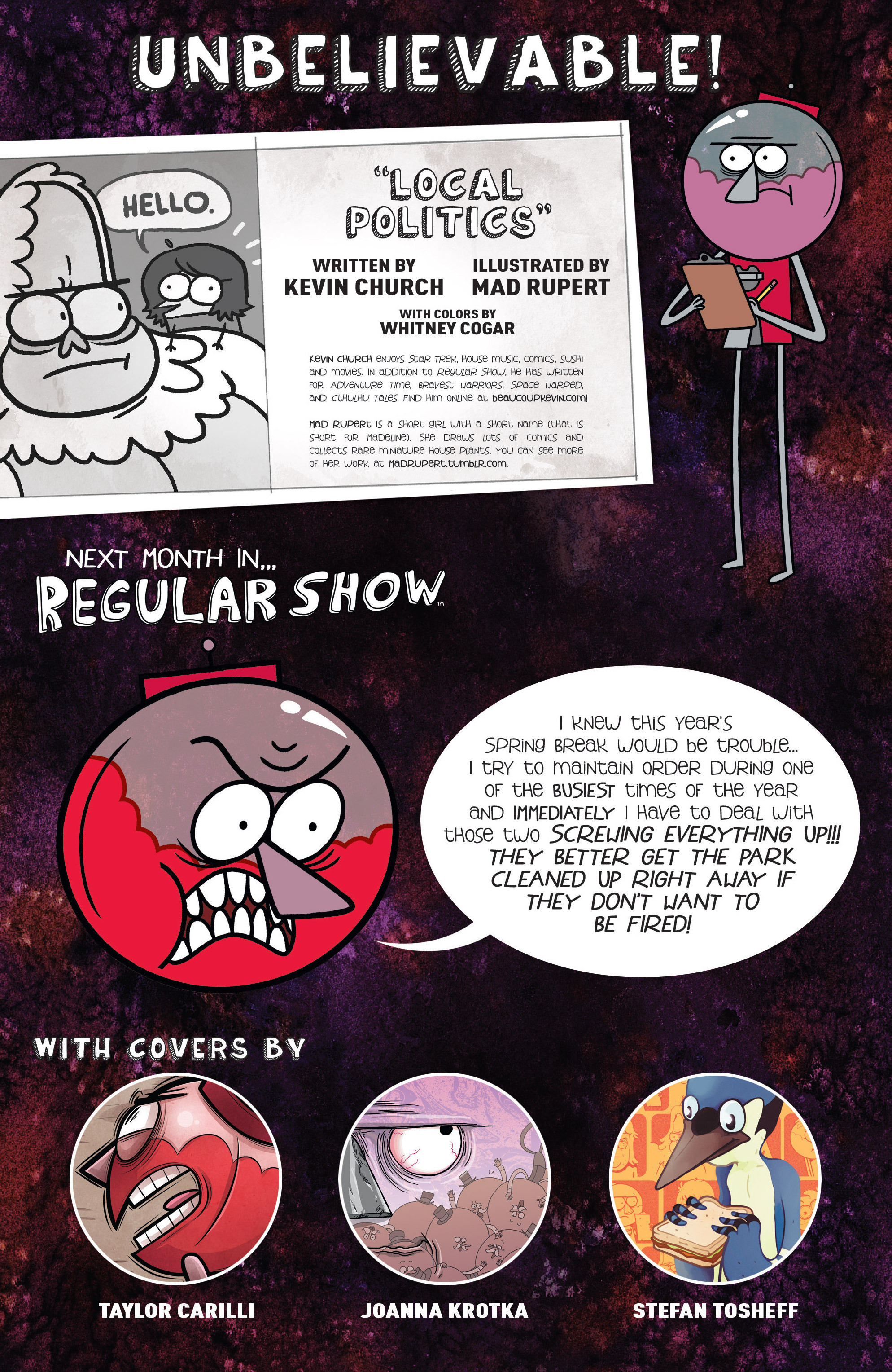 Read online Regular Show comic -  Issue #17 - 25