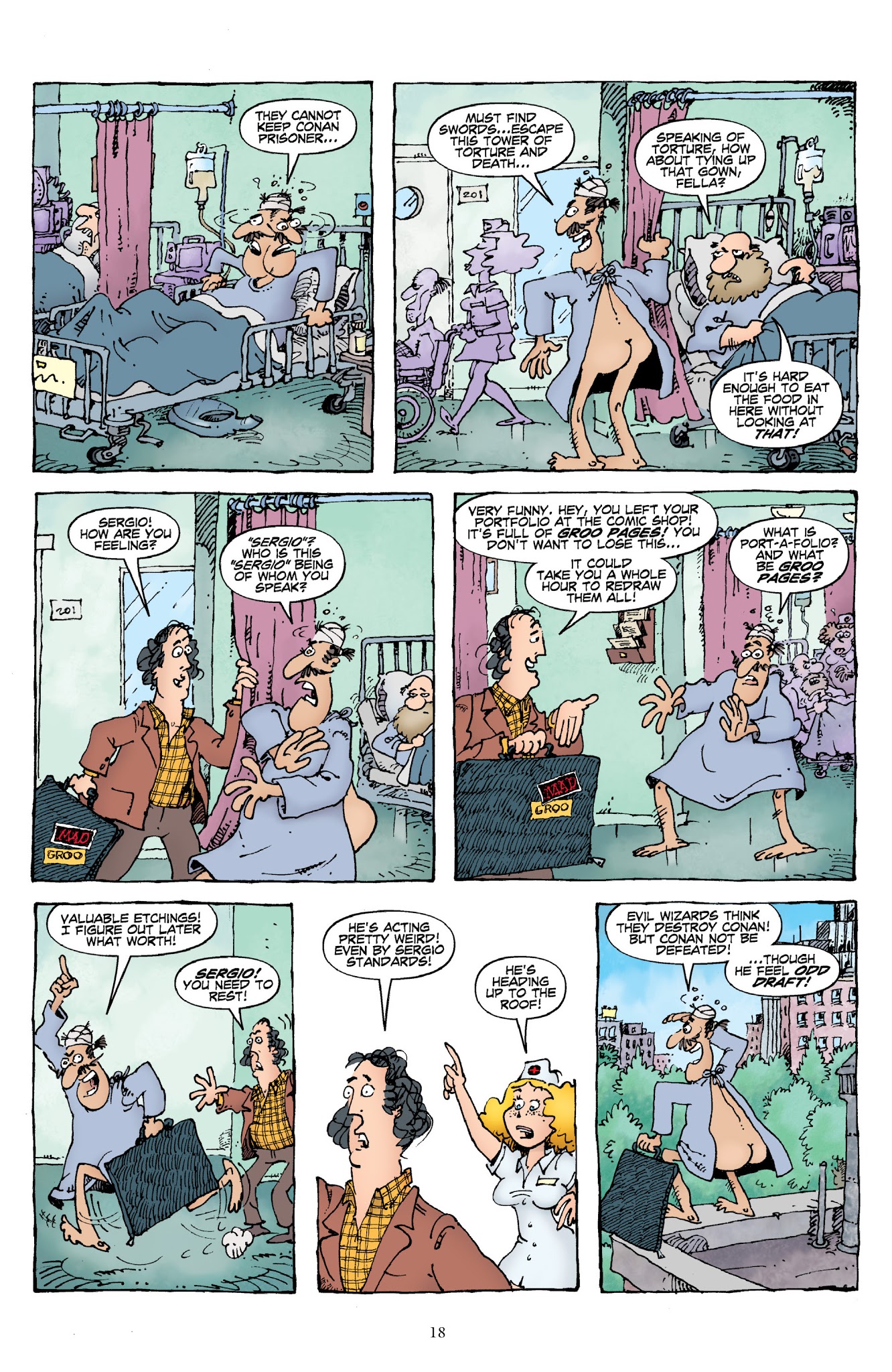 Read online Groo vs. Conan comic -  Issue # TPB - 20