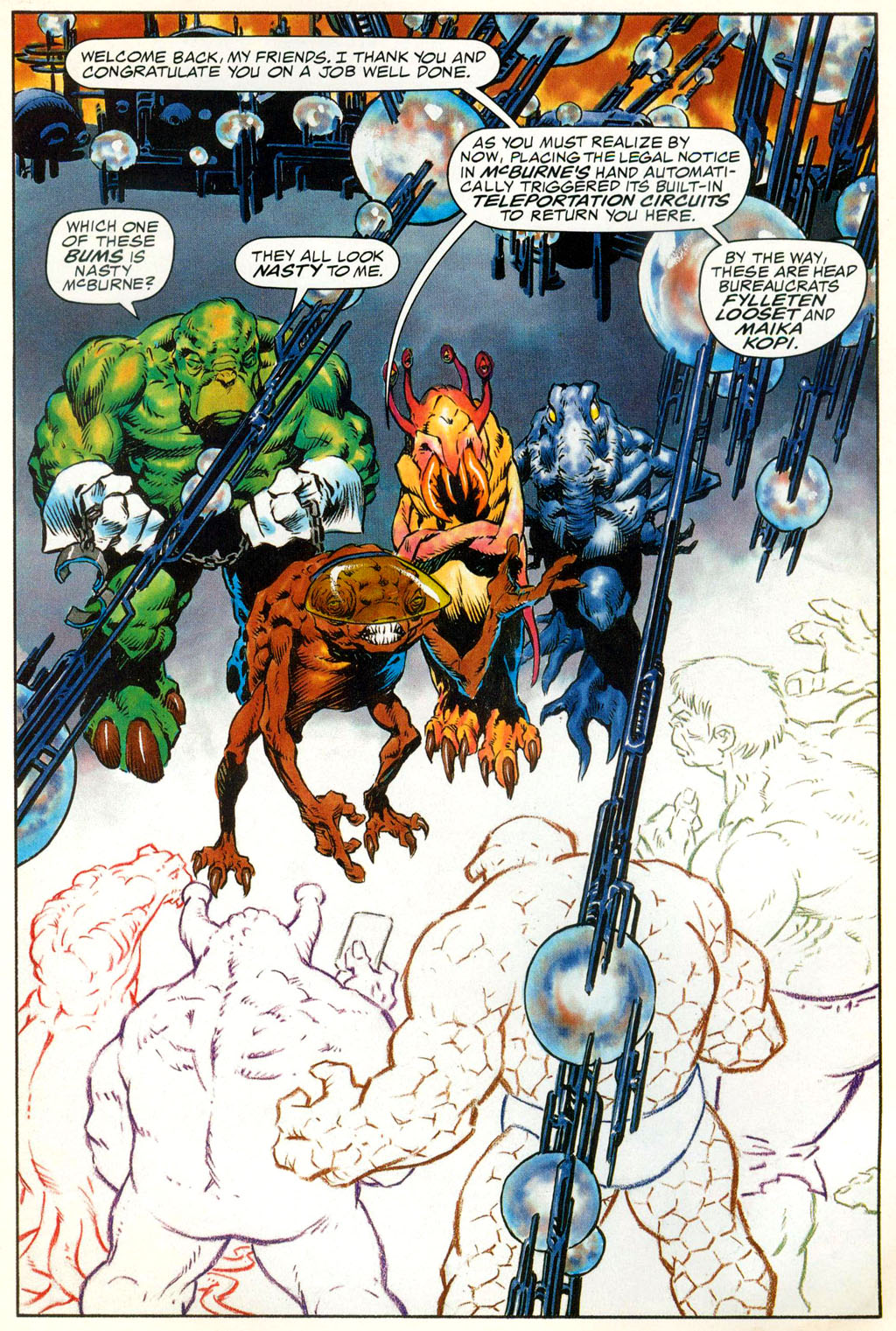 Read online Marvel Graphic Novel comic -  Issue #29 - Hulk & Thing - The Big Change - 64