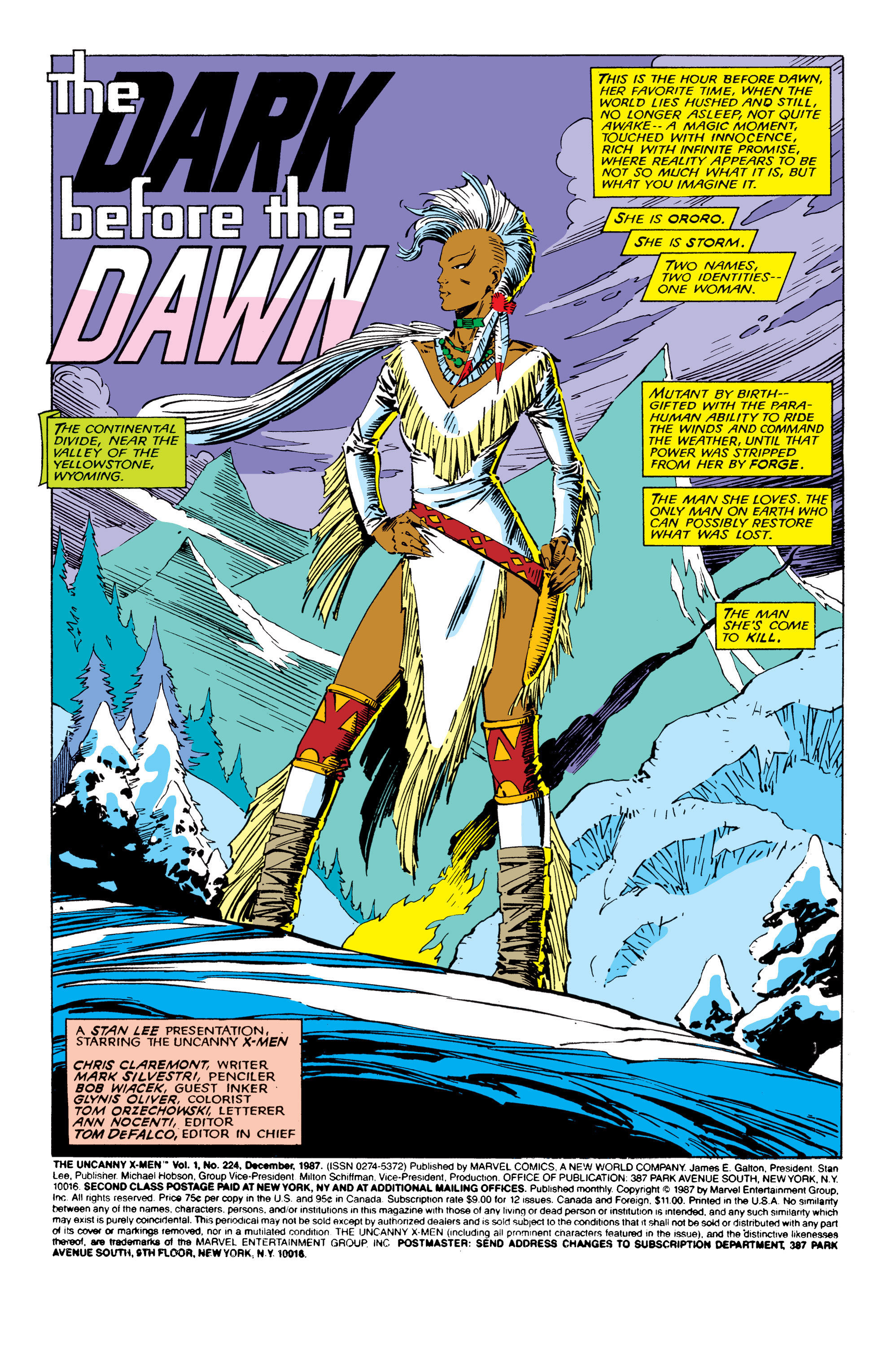 Read online Uncanny X-Men (1963) comic -  Issue #224 - 2